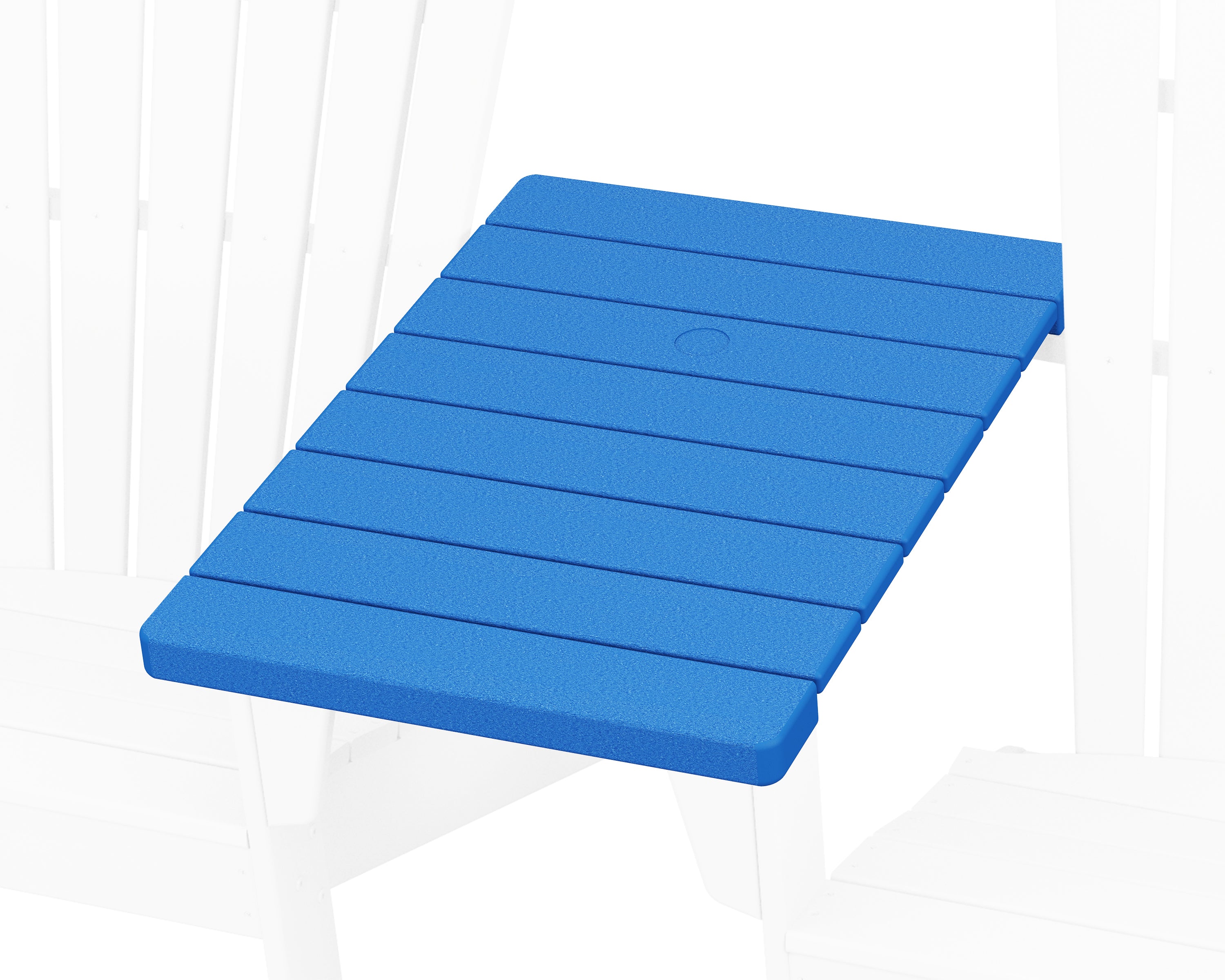 POLYWOOD Straight Adirondack Connecting Table in Pacific Blue
