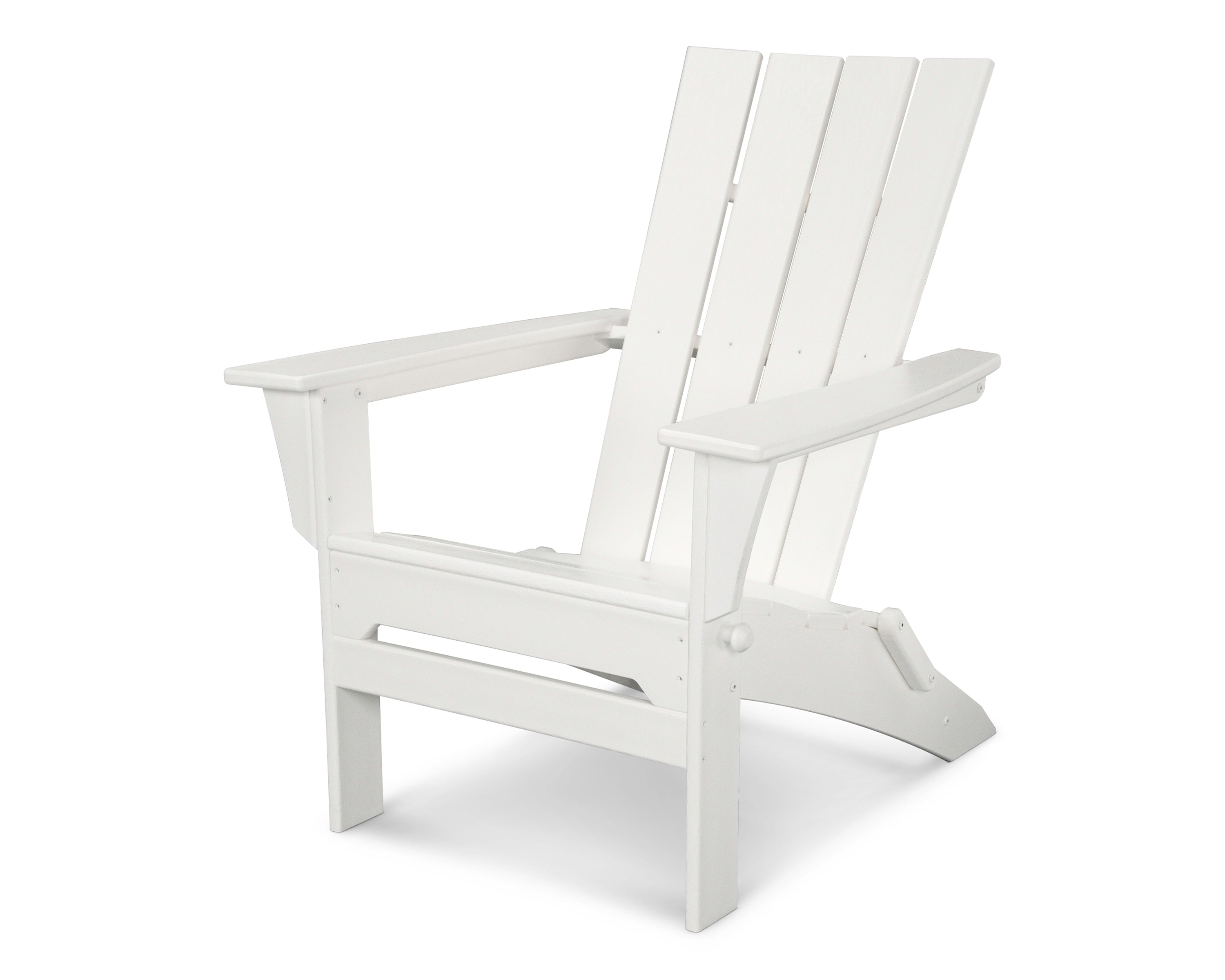 POLYWOOD Quattro Folding Adirondack in White