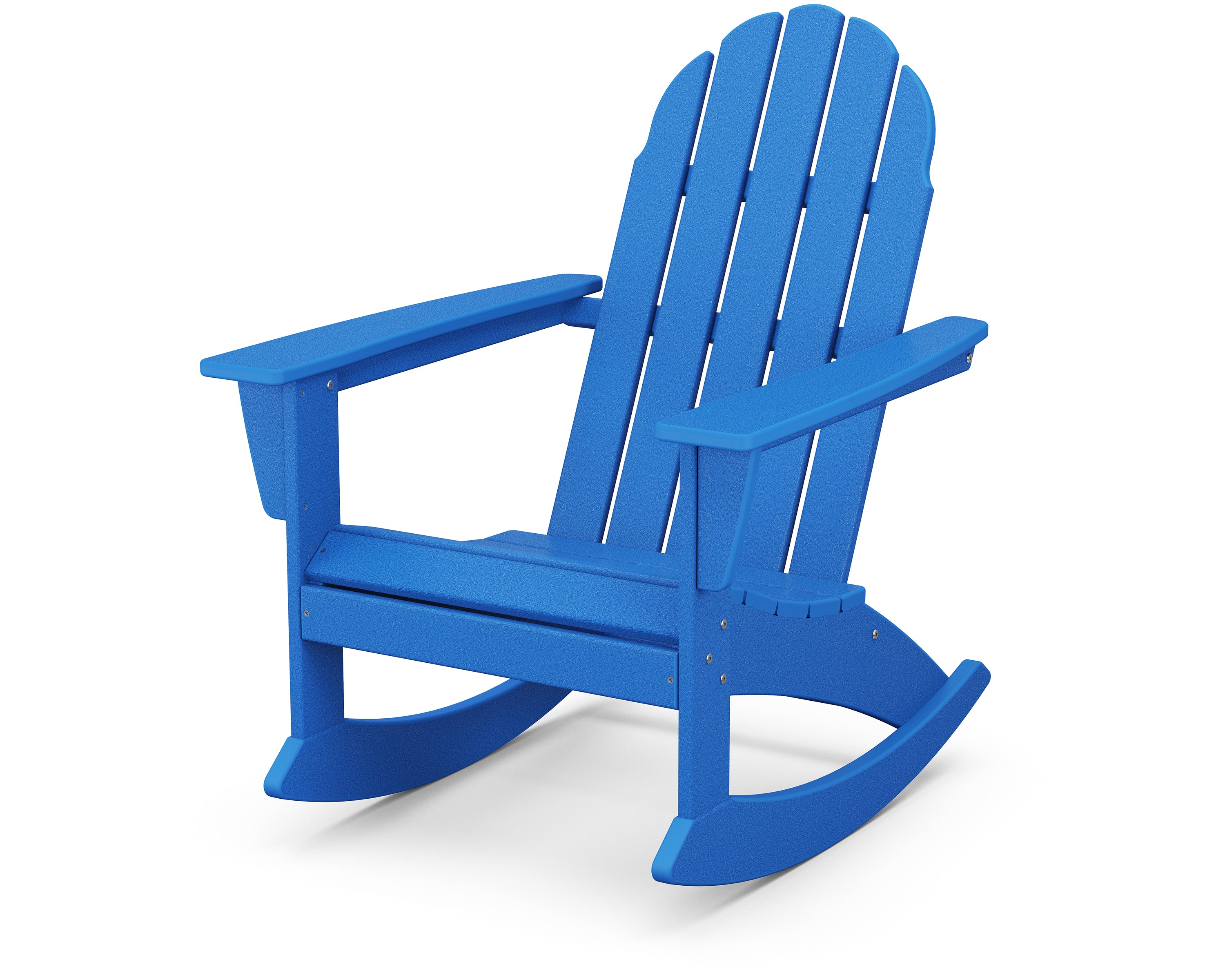 POLYWOOD® Vineyard Adirondack Rocking Chair in Pacific Blue