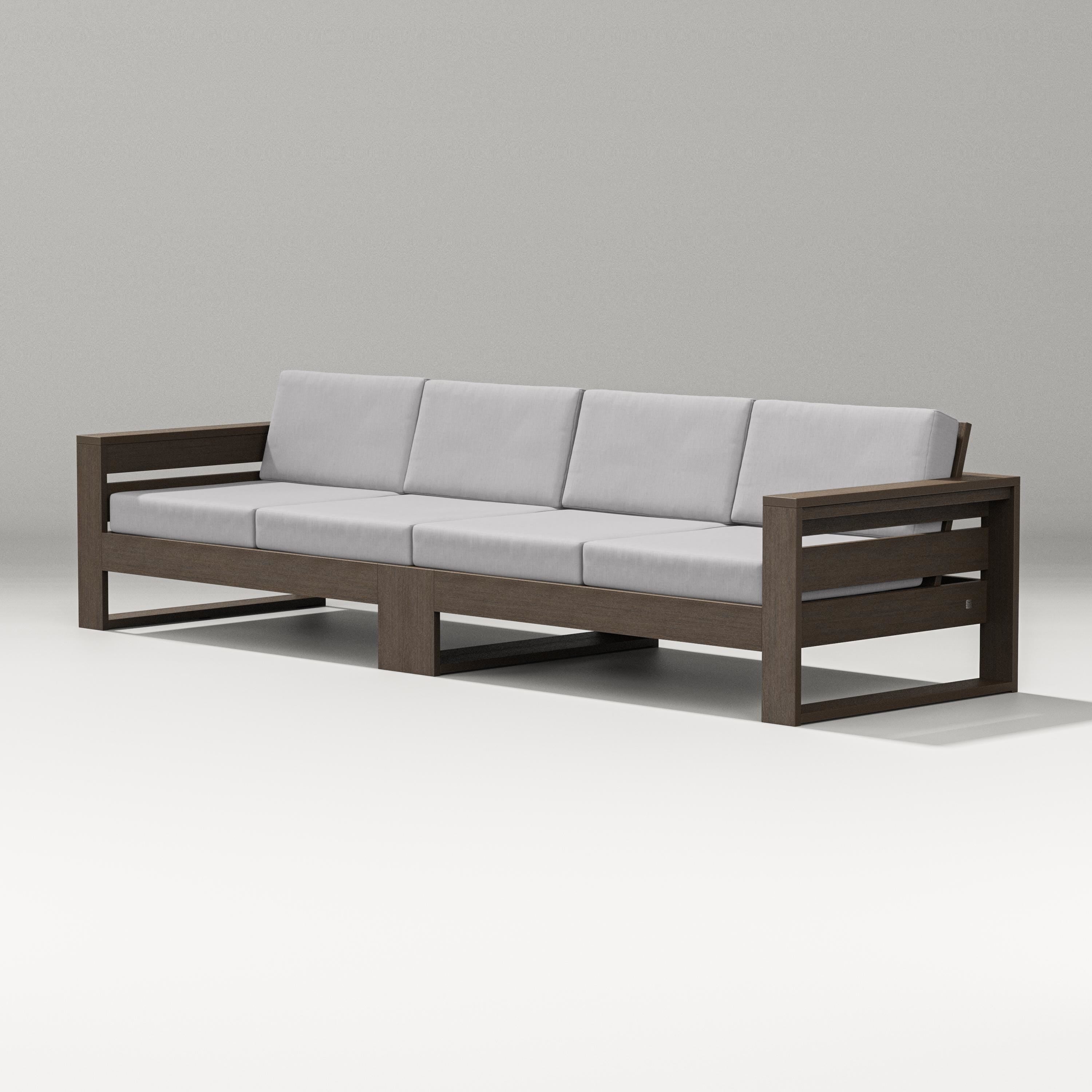 PW Designer Series Latitude Straight Sectional in Kona / Granite