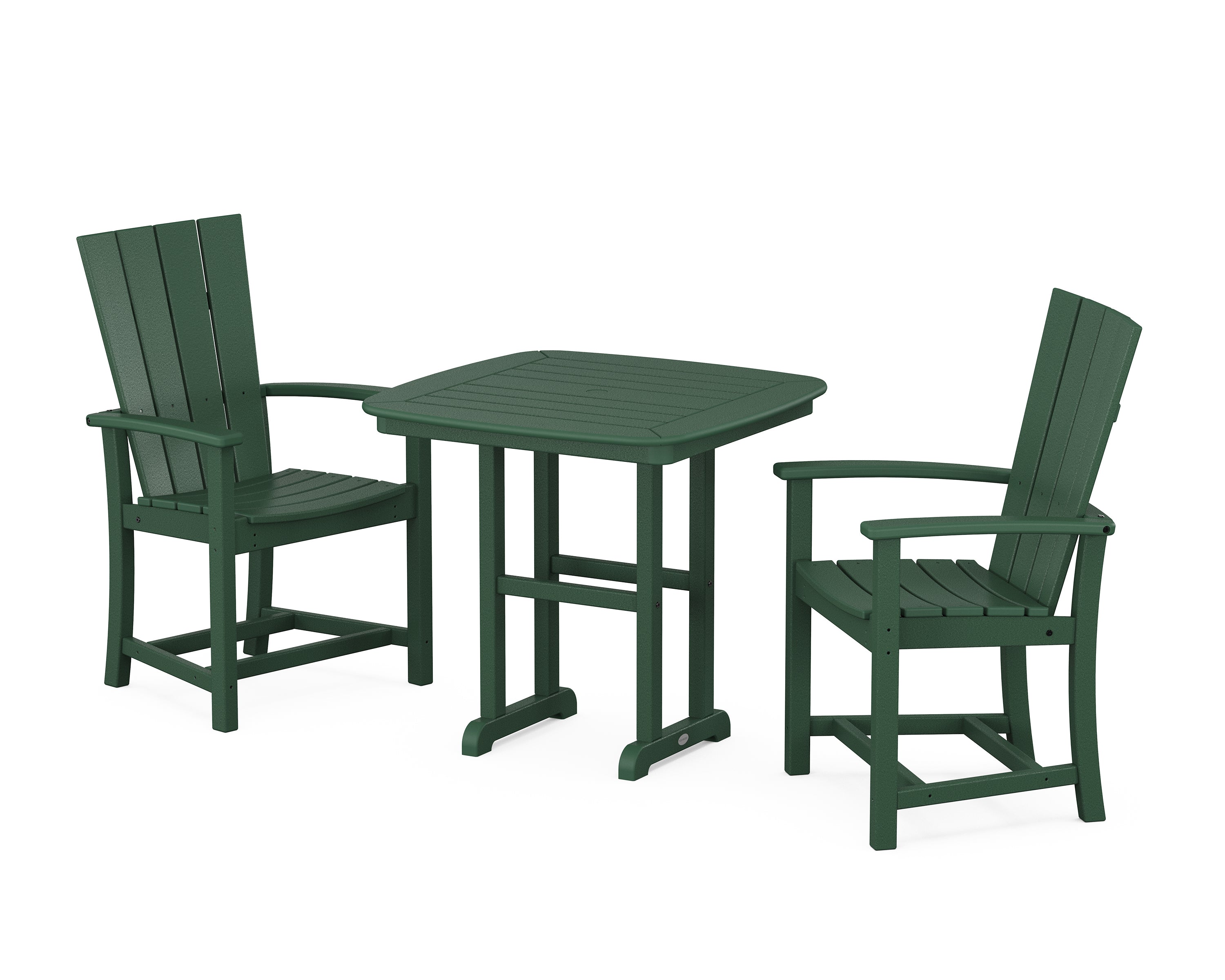 POLYWOOD® Quattro 3-Piece Dining Set in Green