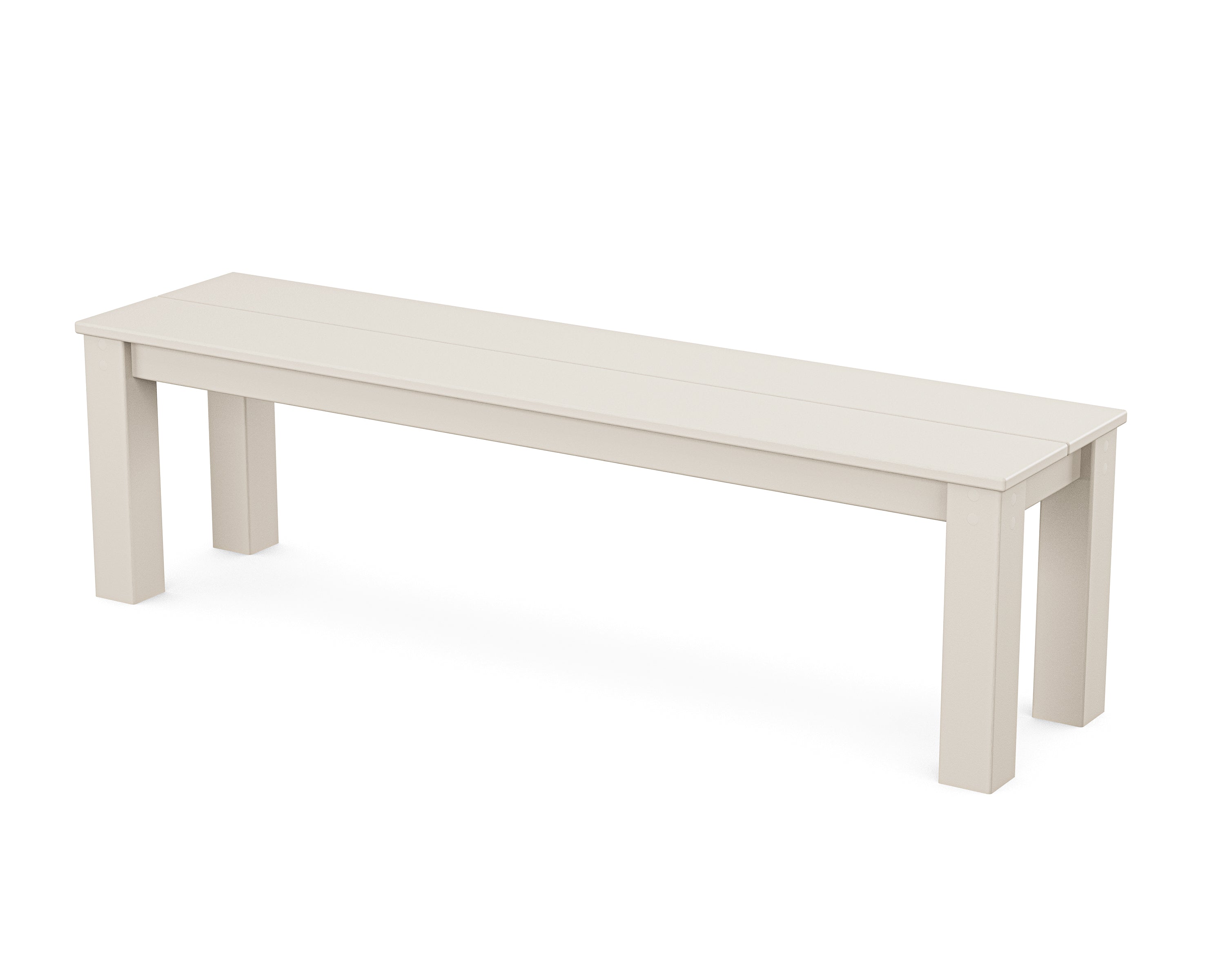 POLYWOOD® Parsons 60” Bench in Sand