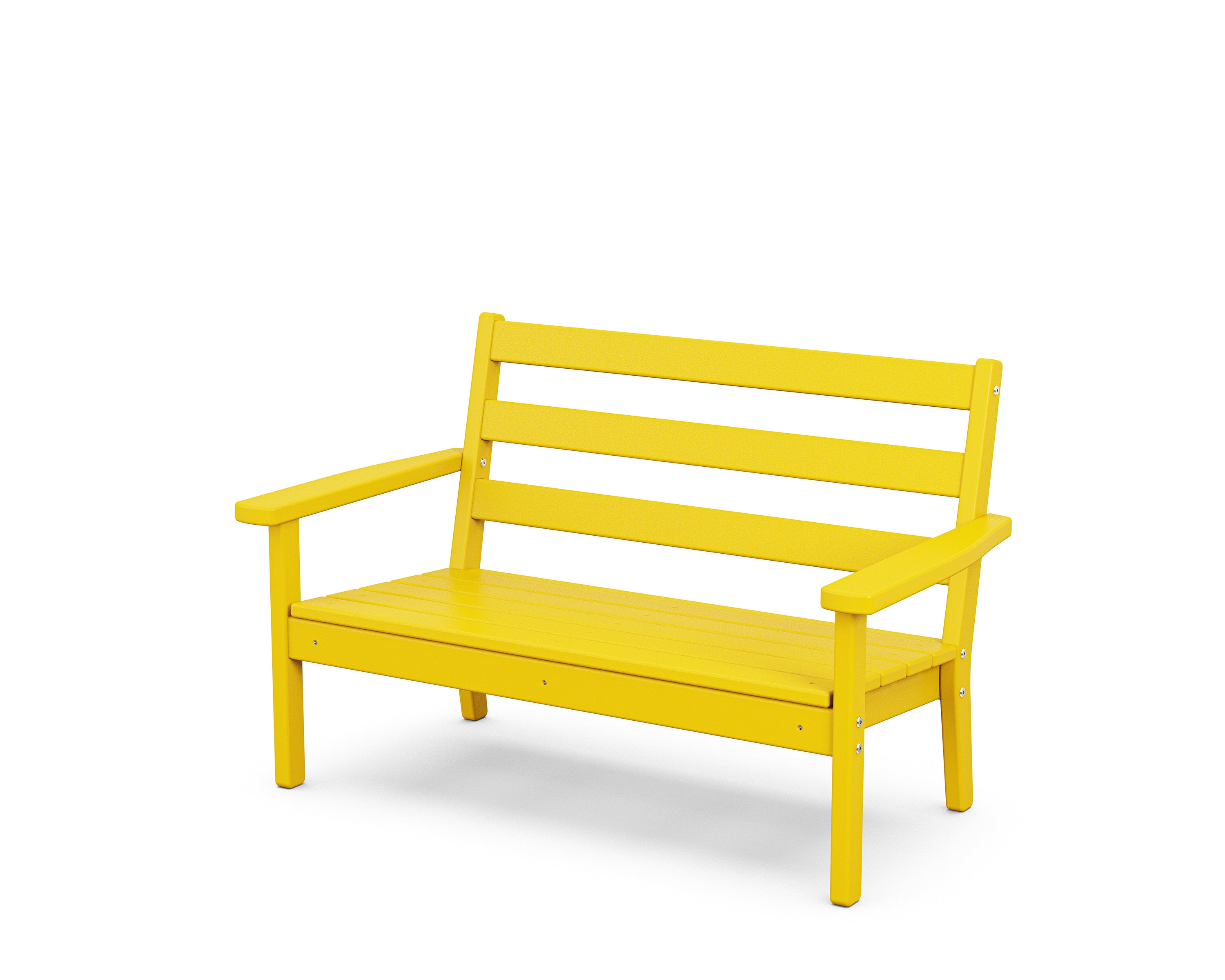 POLYWOOD Kids Lakeside Bench in Lemon