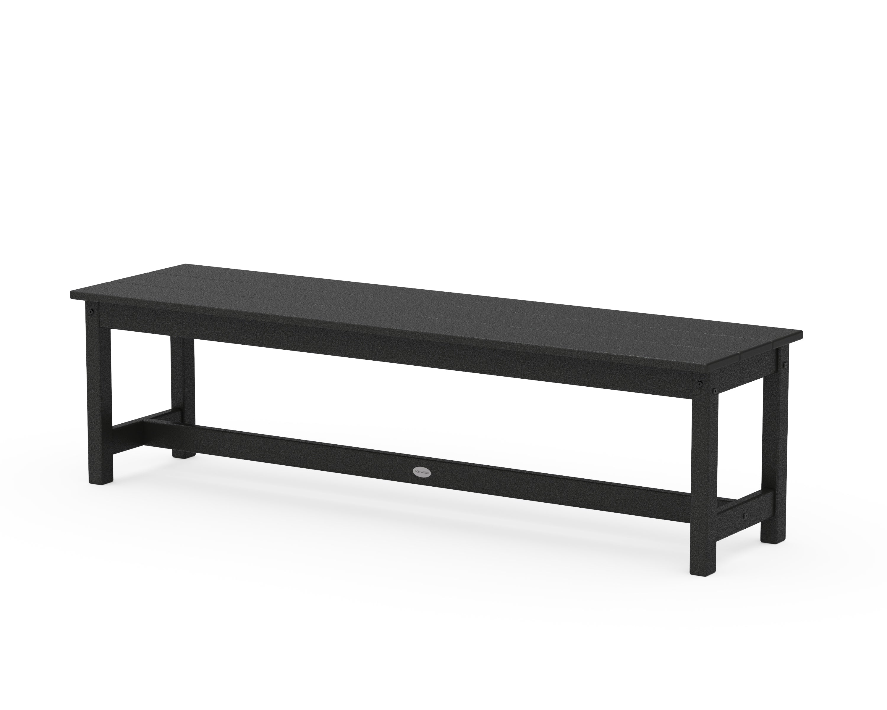POLYWOOD 60" Planter Bench in Black