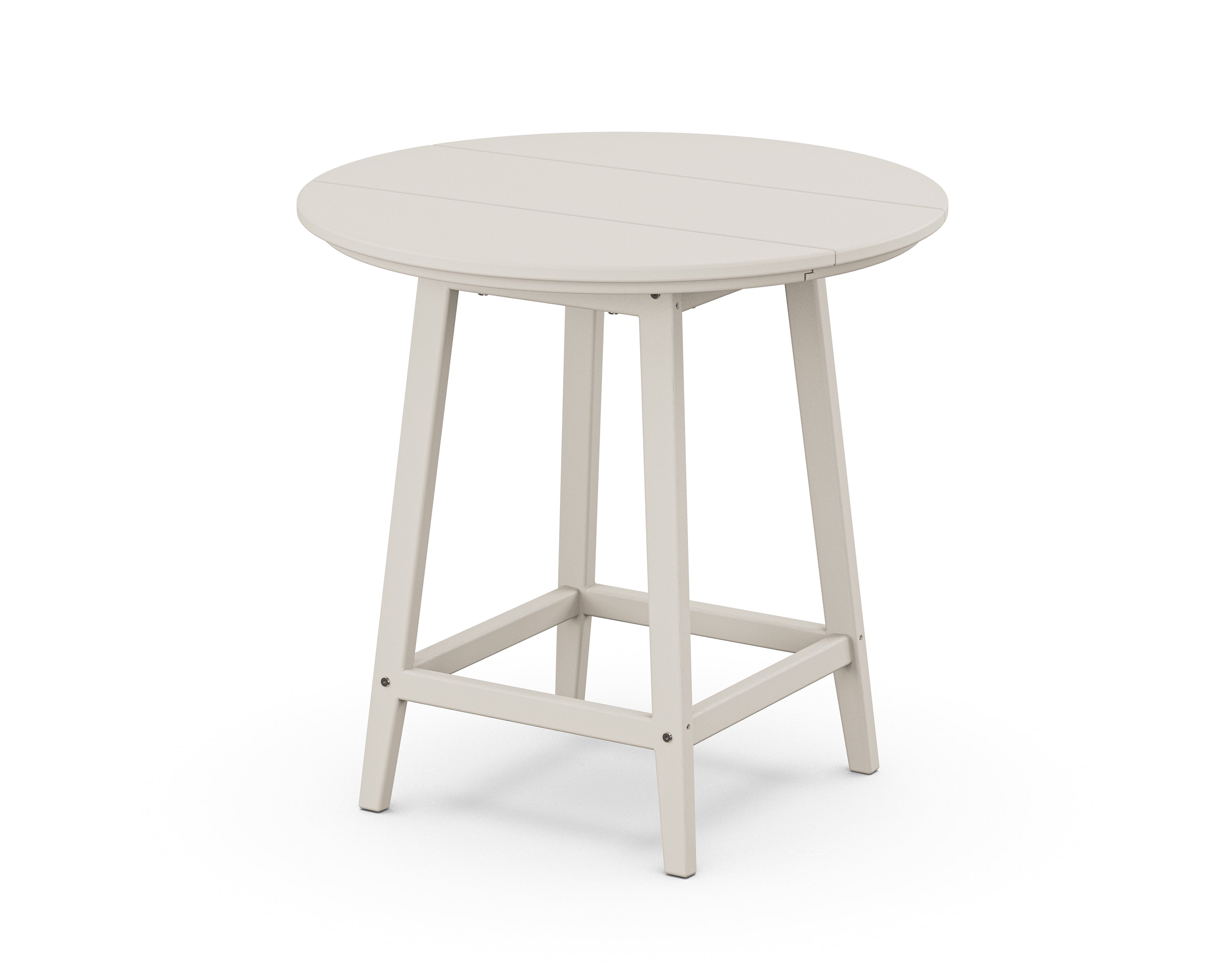 POLYWOOD Studio 30" Round Bistro Table in Sand