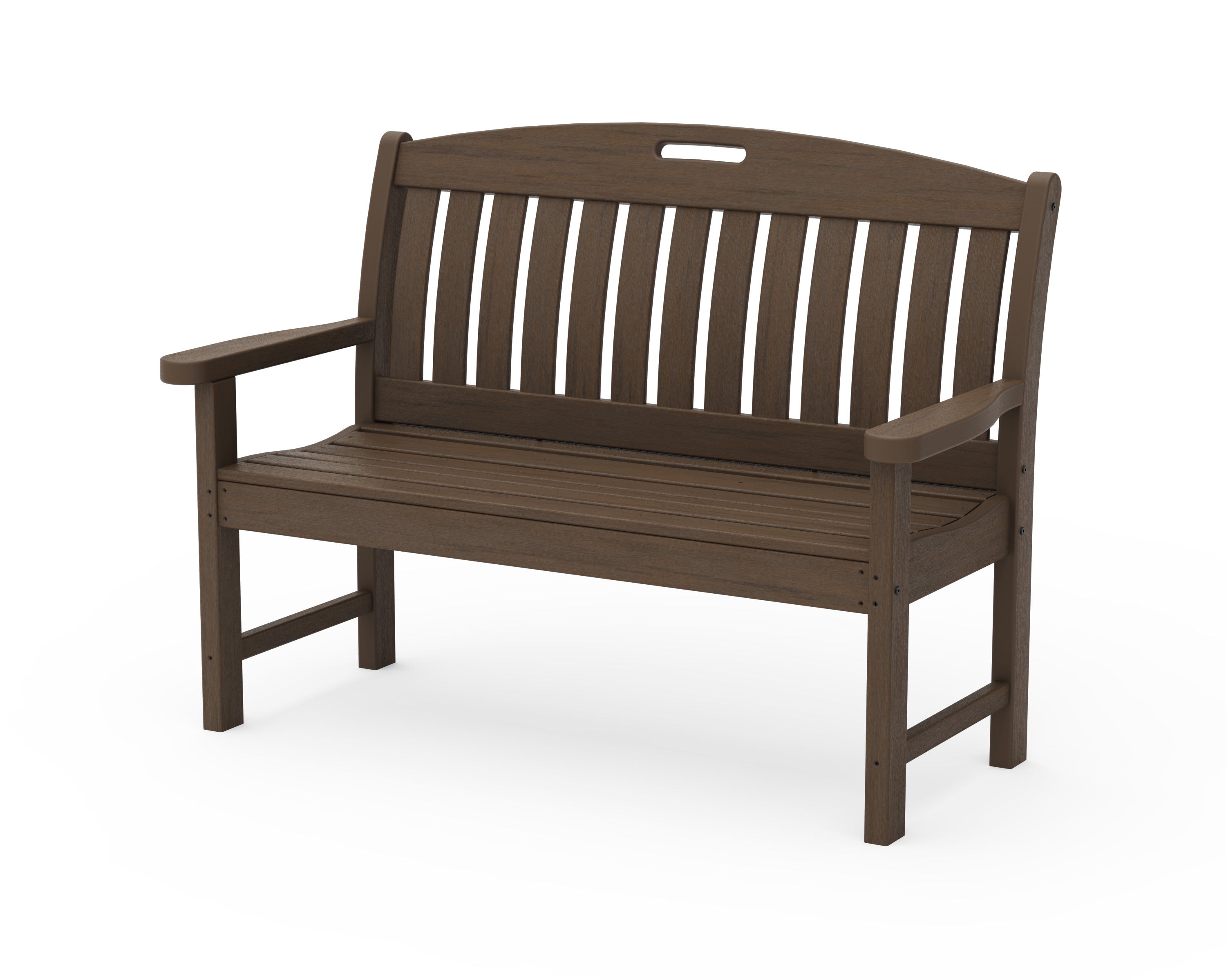 POLYWOOD Nautical 48" Bench in Kona
