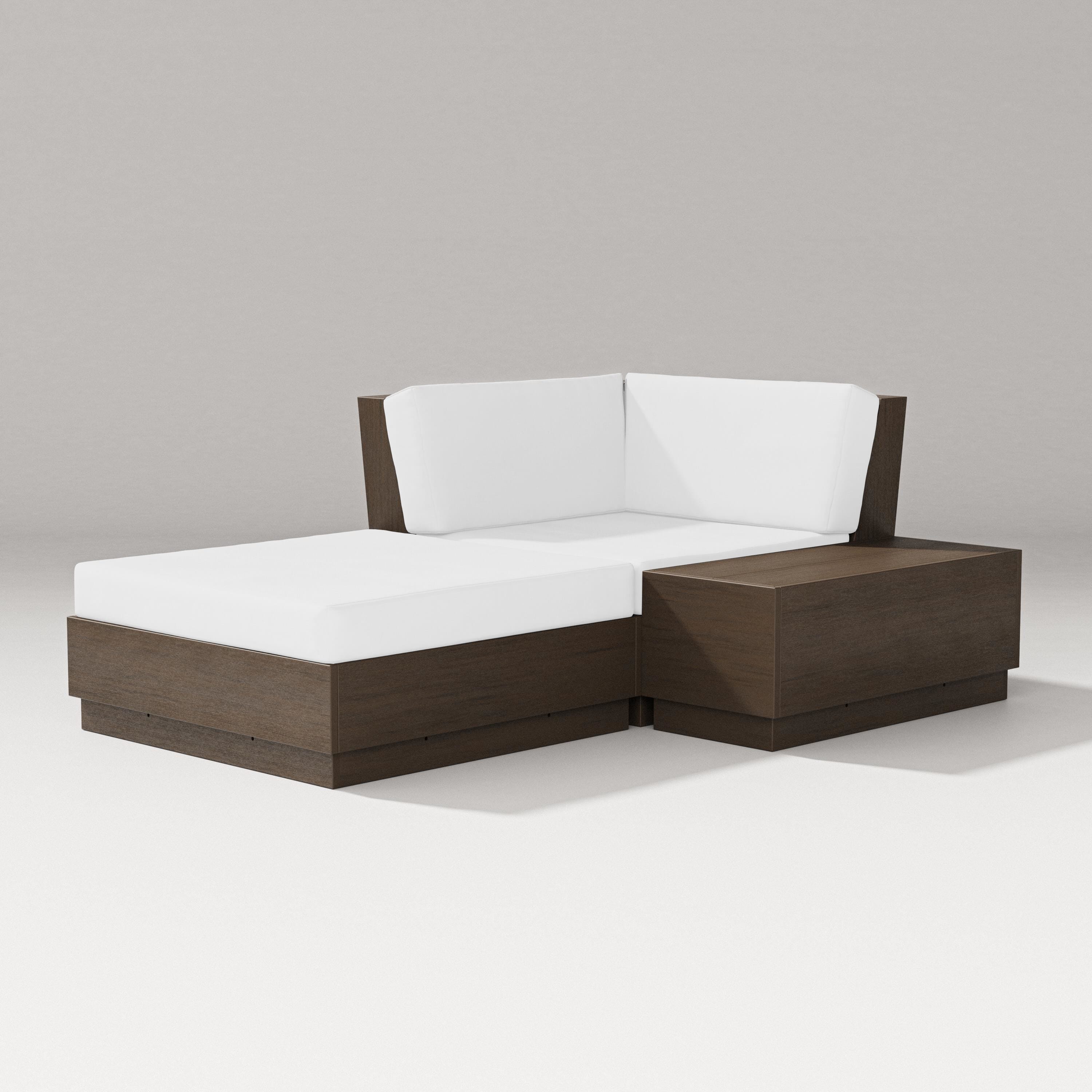 PW Designer Series Elevate Corner Chaise in Kona / Natural