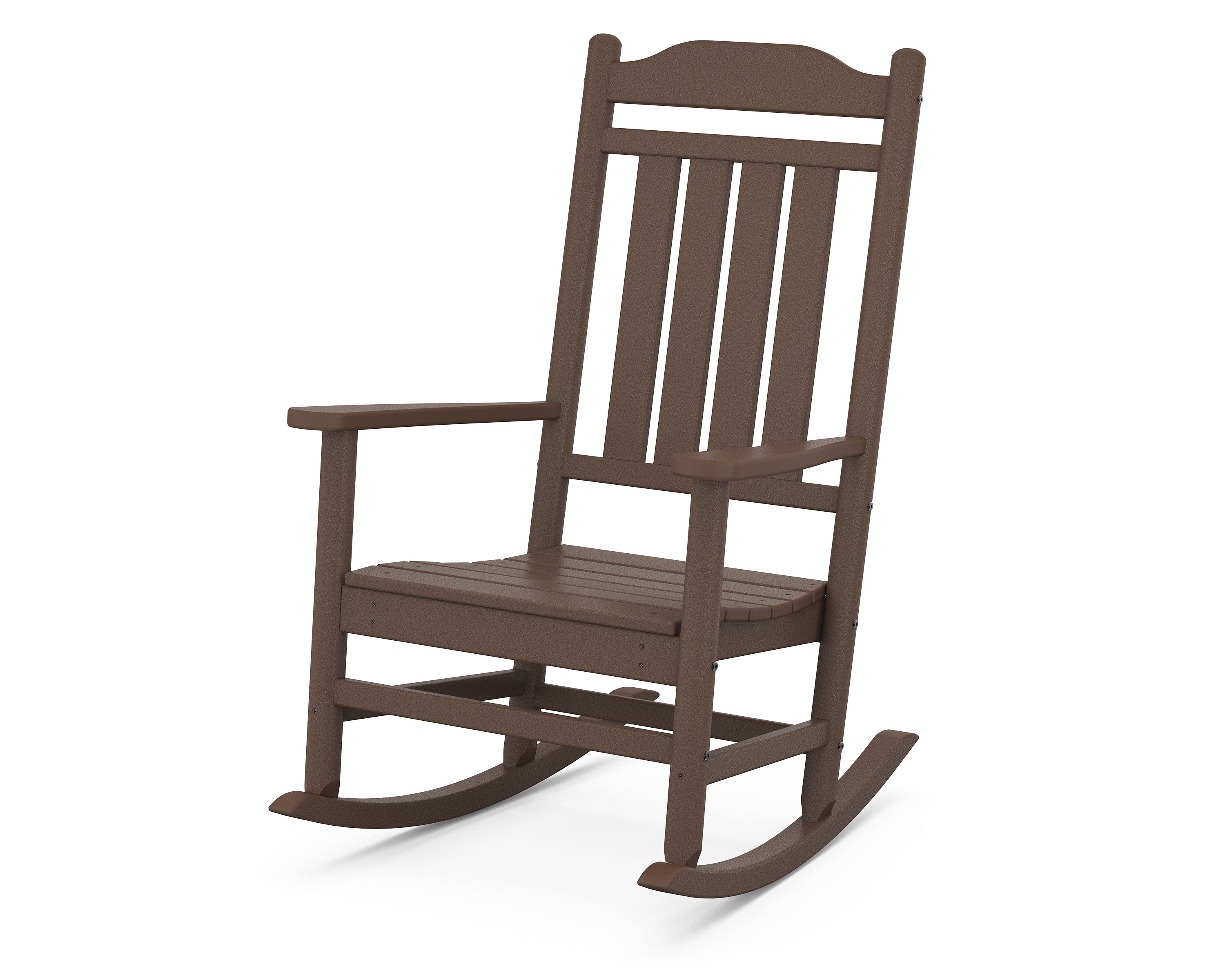 POLYWOOD Country Living Legacy Rocking Chair in Mahogany