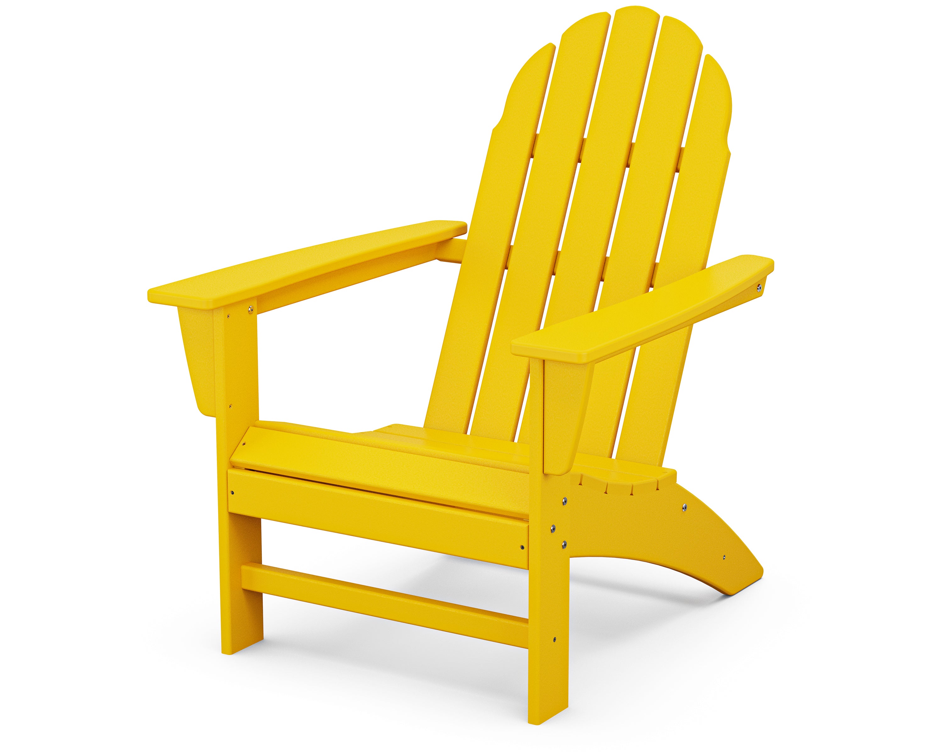 POLYWOOD Vineyard Adirondack Chair in Lemon