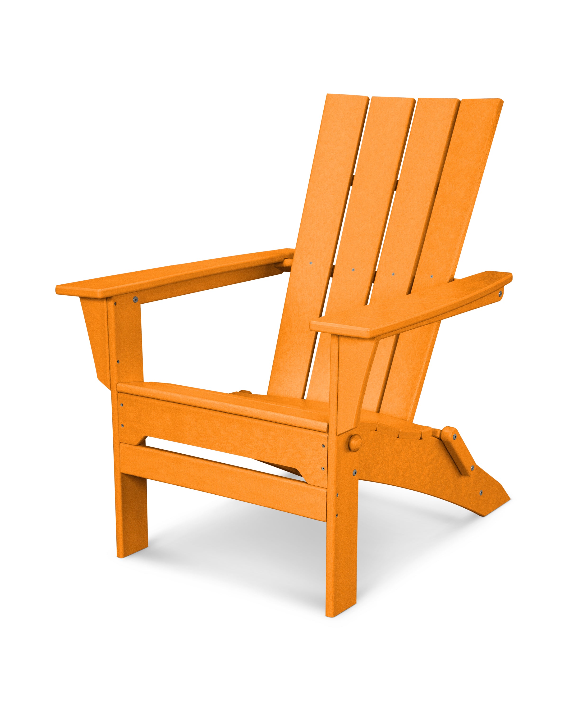 POLYWOOD Quattro Folding Adirondack in Tangerine