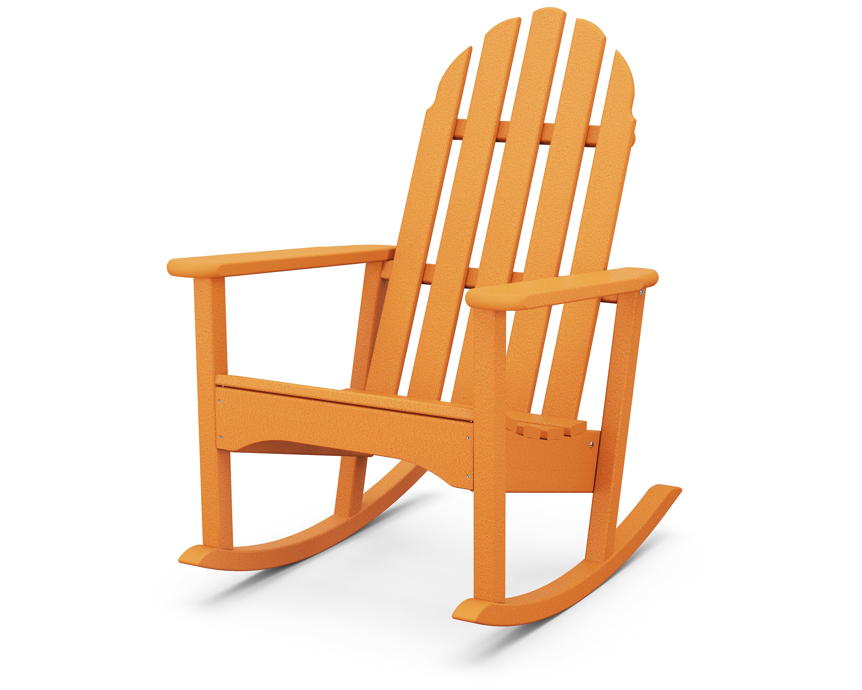 POLYWOOD® Classic Adirondack Rocking Chair in Tangerine