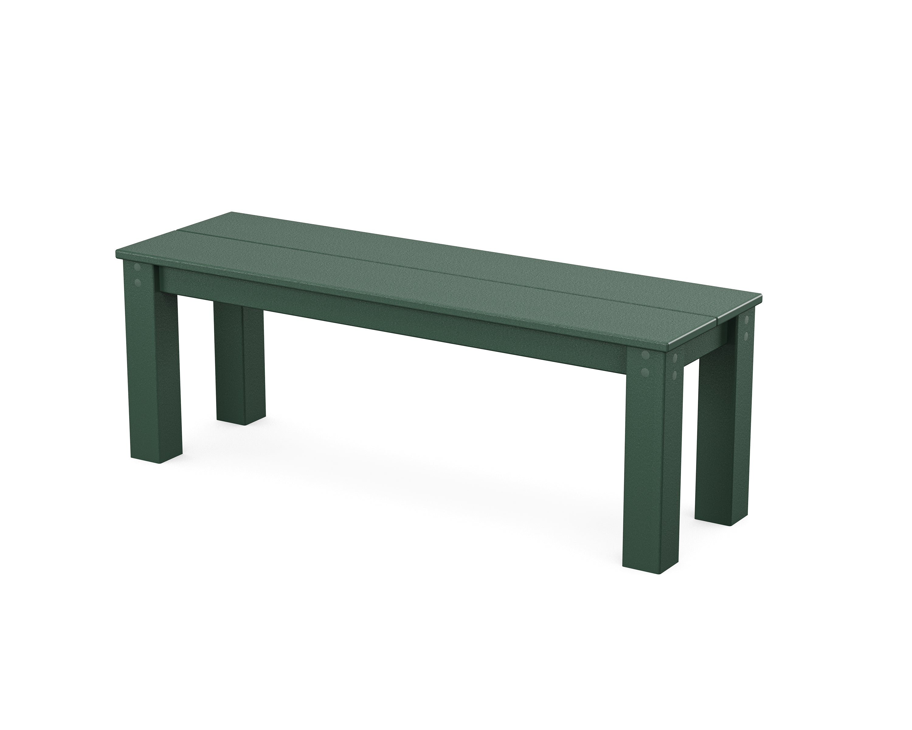 POLYWOOD® Studio Parsons 48” Bench in Green