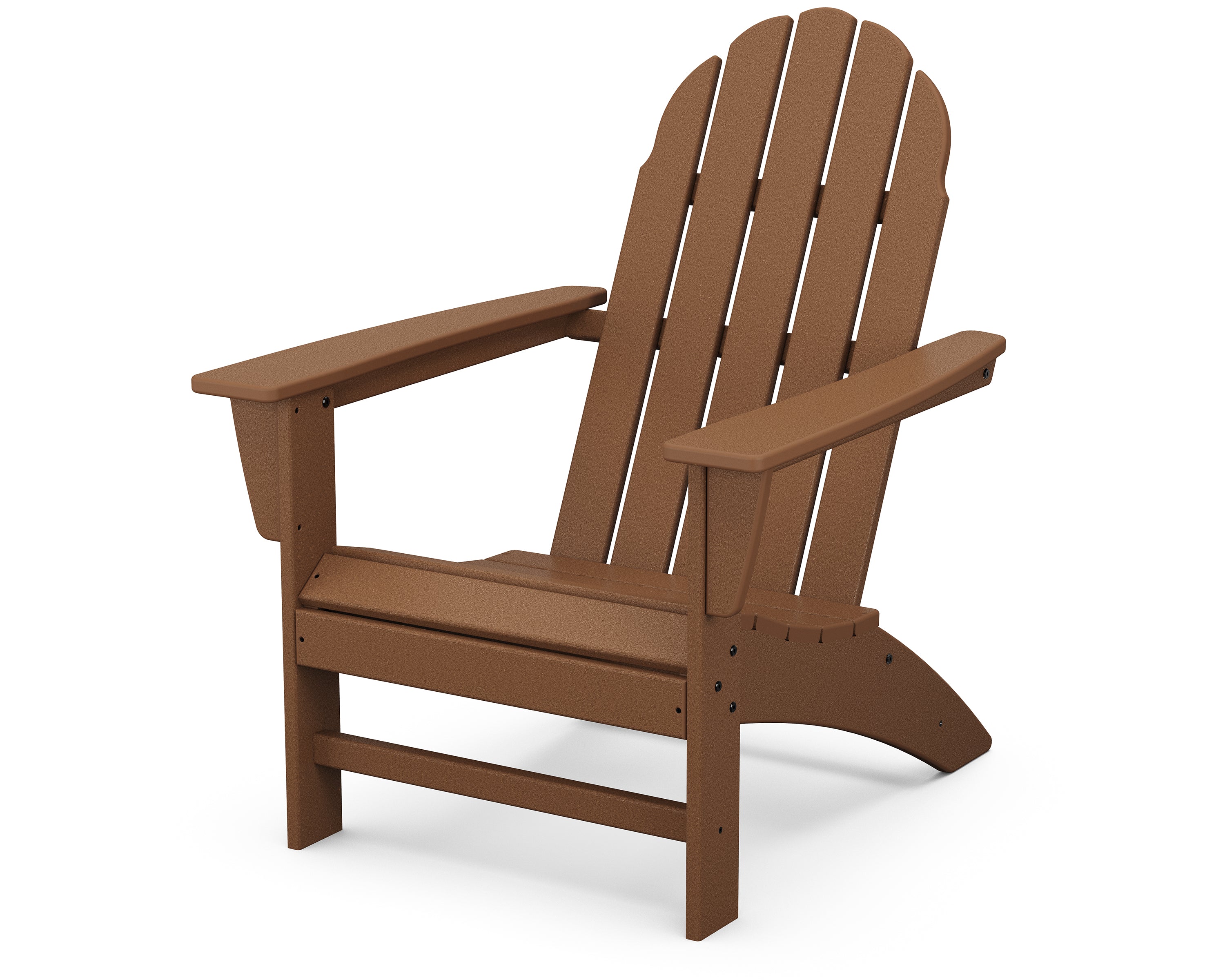 POLYWOOD Vineyard Adirondack Chair in Teak