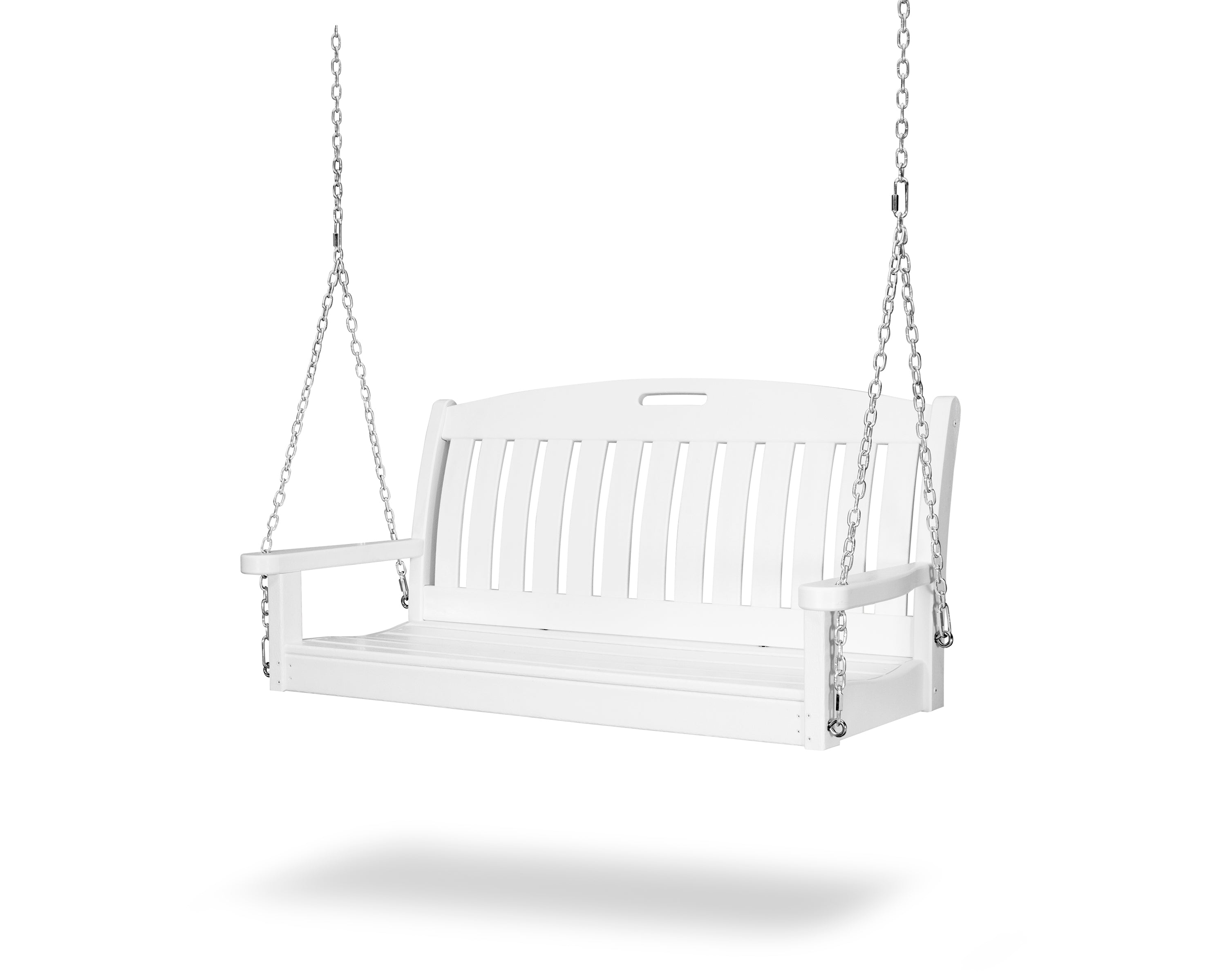 POLYWOOD Nautical 48" Swing in White