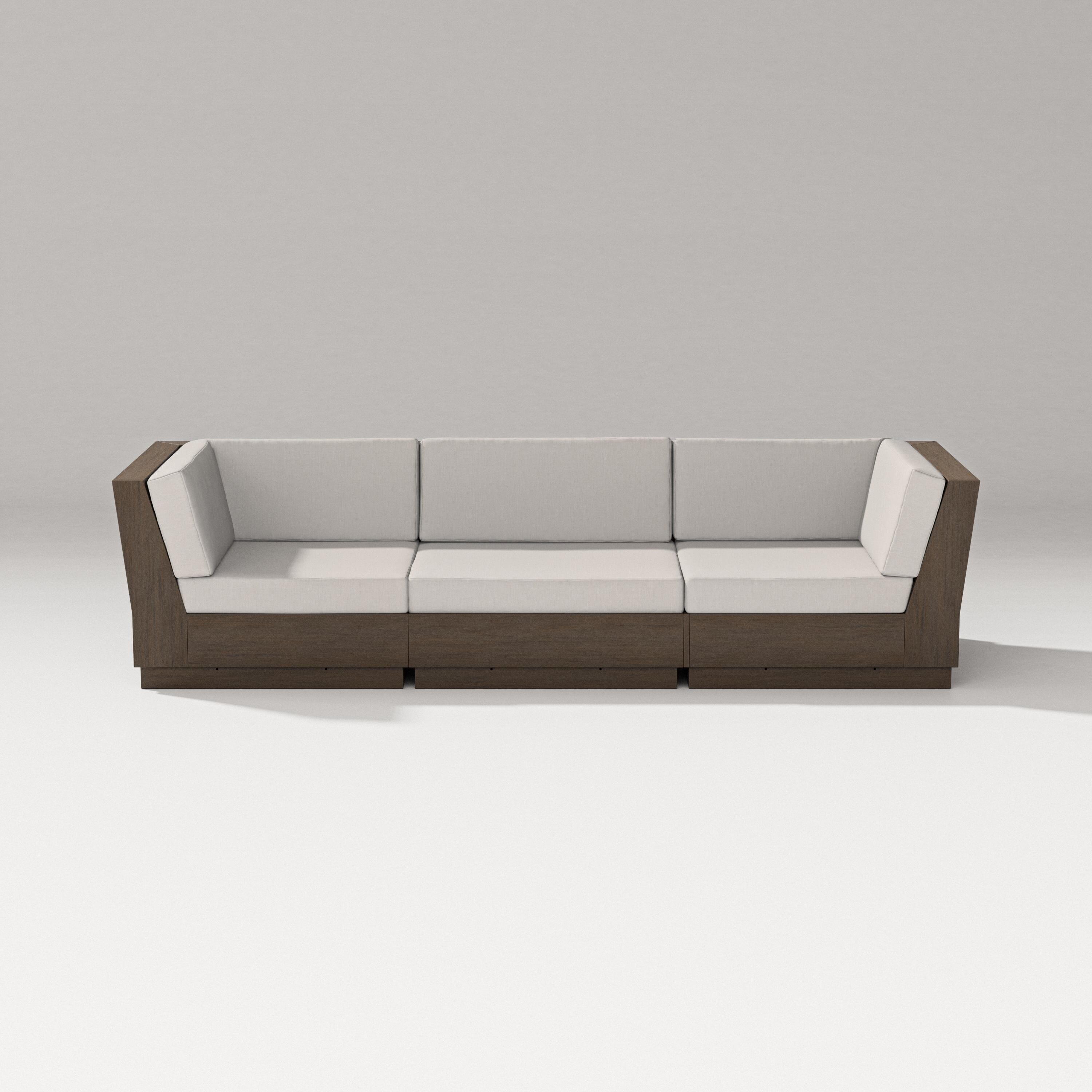 PW Designer Series Elevate Sofa Sectional in Kona / Cast Ash