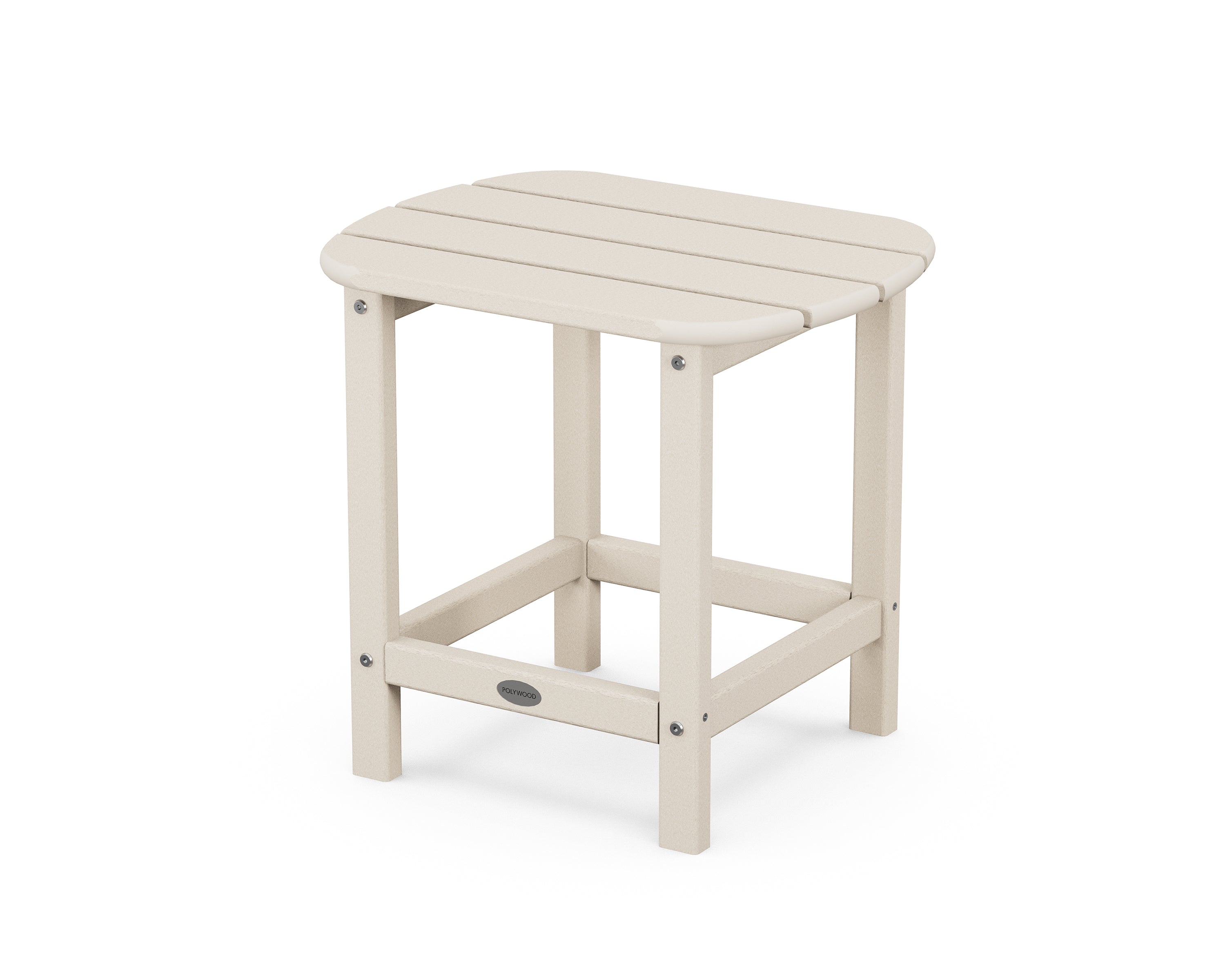 POLYWOOD South Beach 18" Side Table in Sand