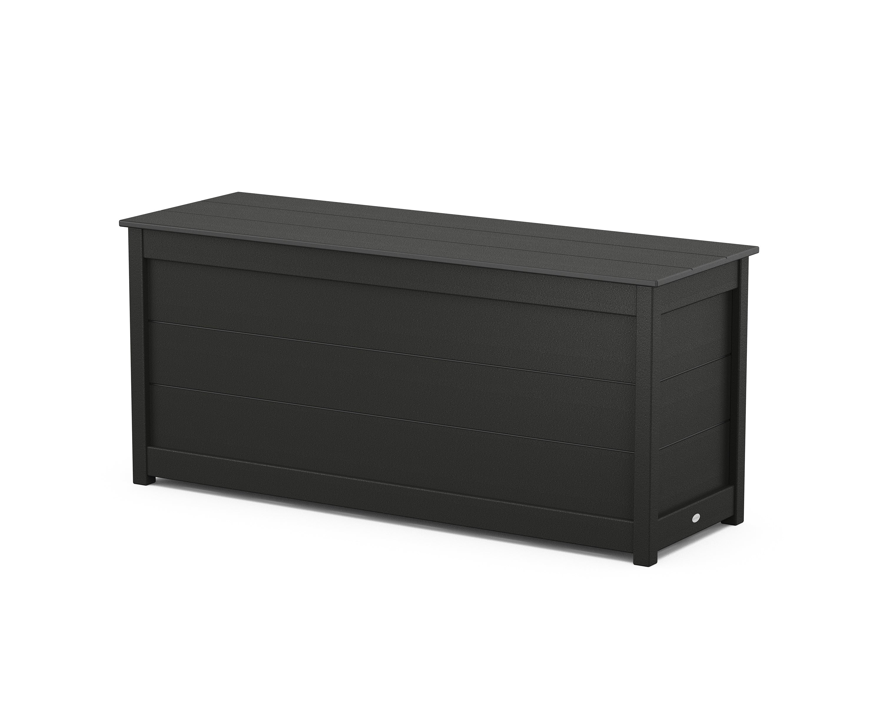 POLYWOOD 68" Console Table with Storage in Black