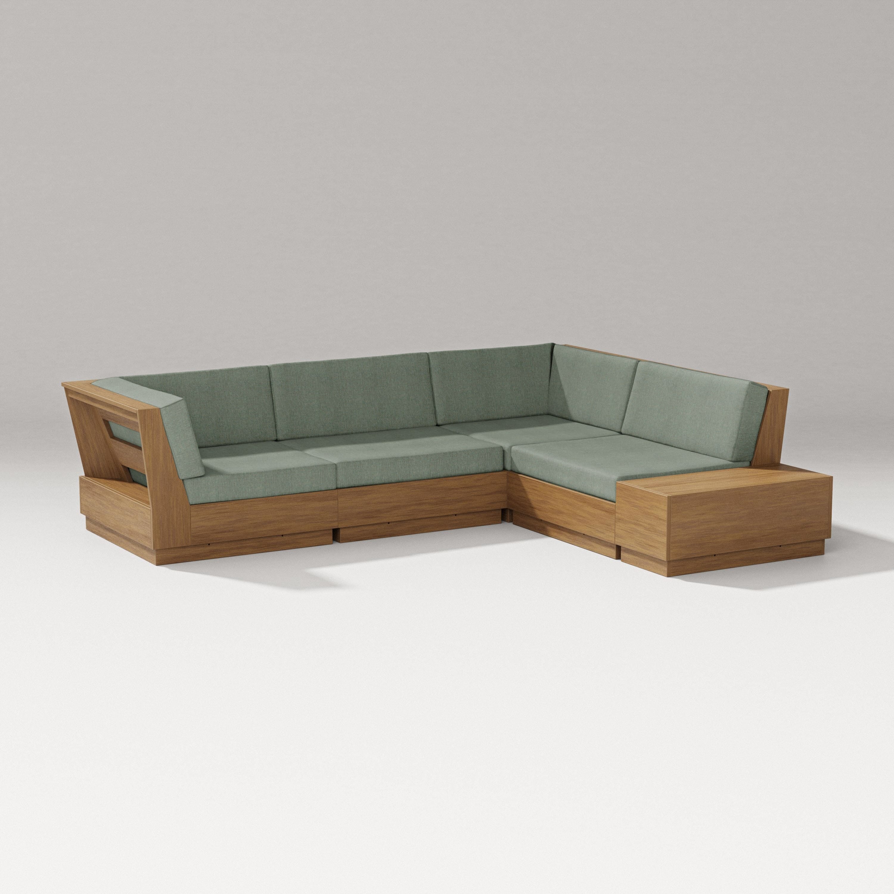 PW Designer Series Elevate Corner Sectional in Natural / Cast Sage