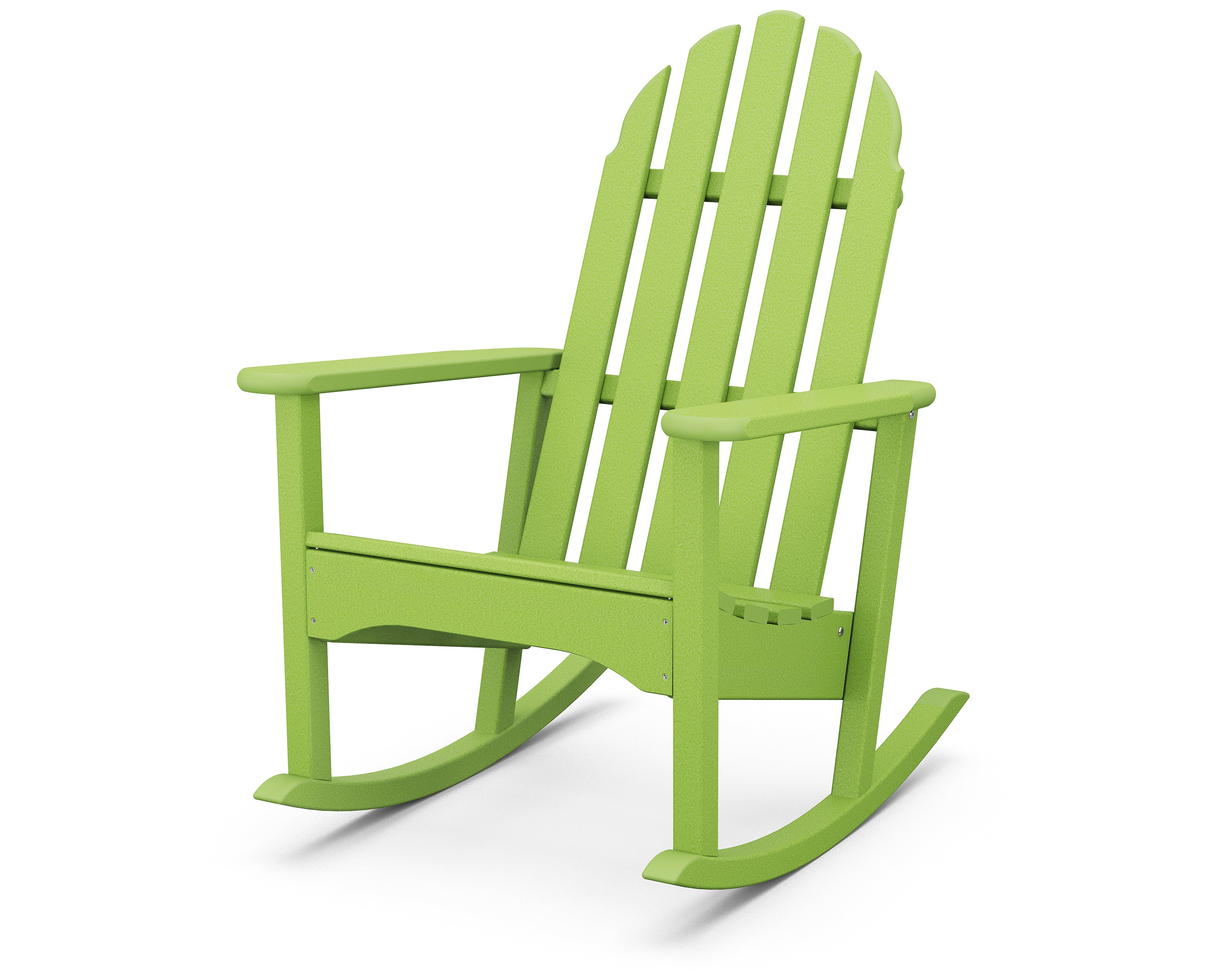 POLYWOOD® Classic Adirondack Rocking Chair in Lime