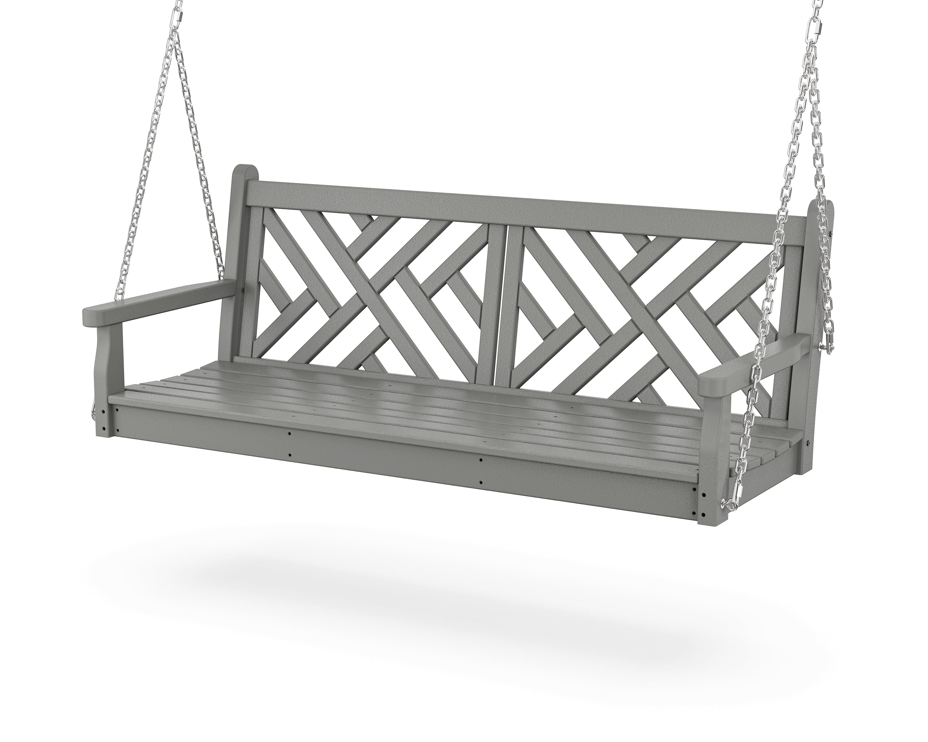 POLYWOOD Chippendale 60” Swing in Slate Grey