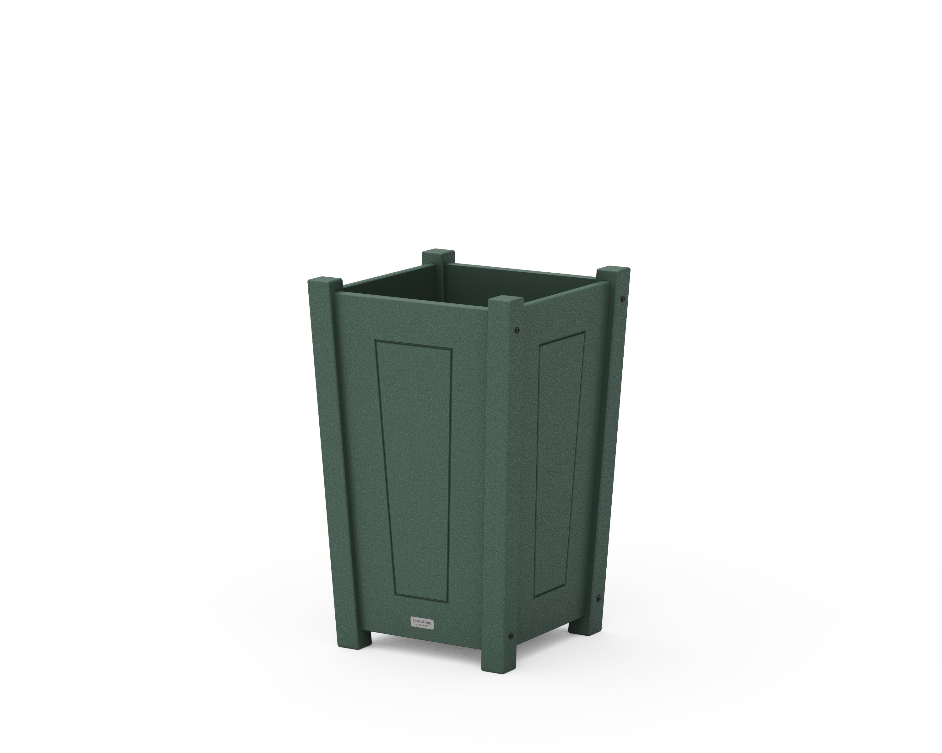 Country Living Country Living Tapered Square Short Planter Box in Green