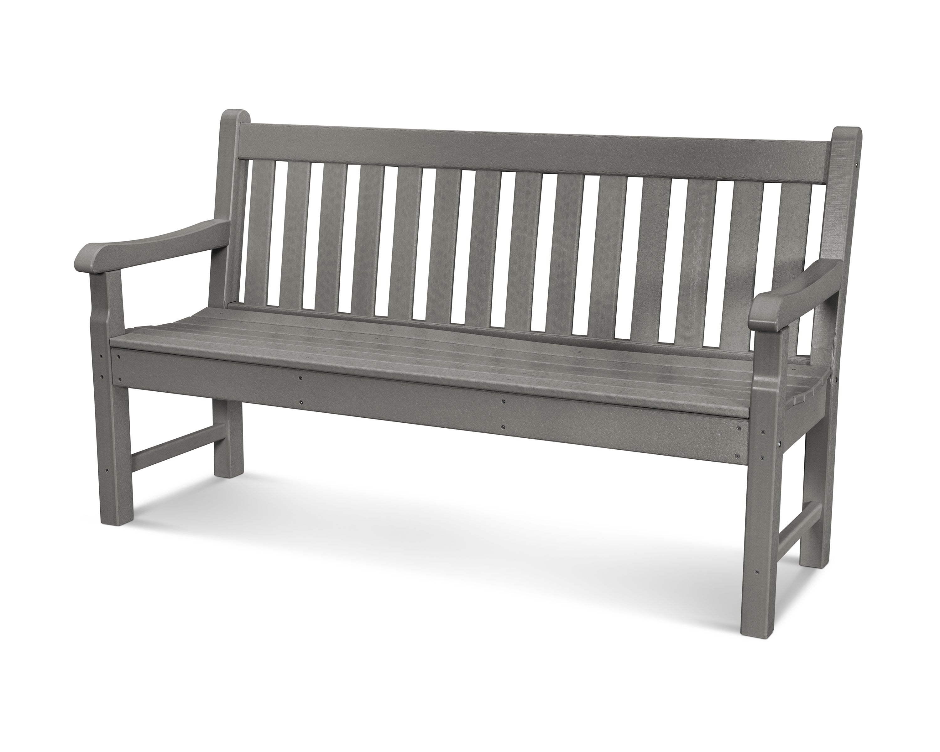POLYWOOD® Rockford 60" Bench in Slate Grey