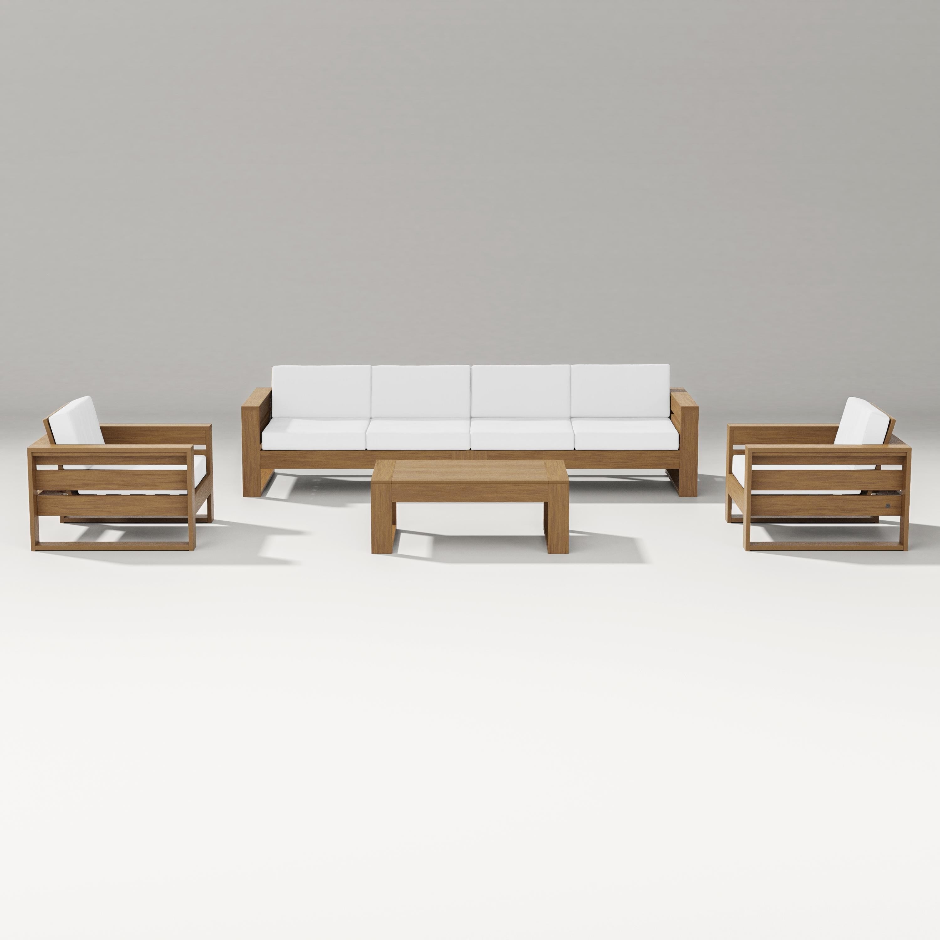 PW Designer Series Latitude 5-Piece Lounge Sofa Set in Natural / Natural