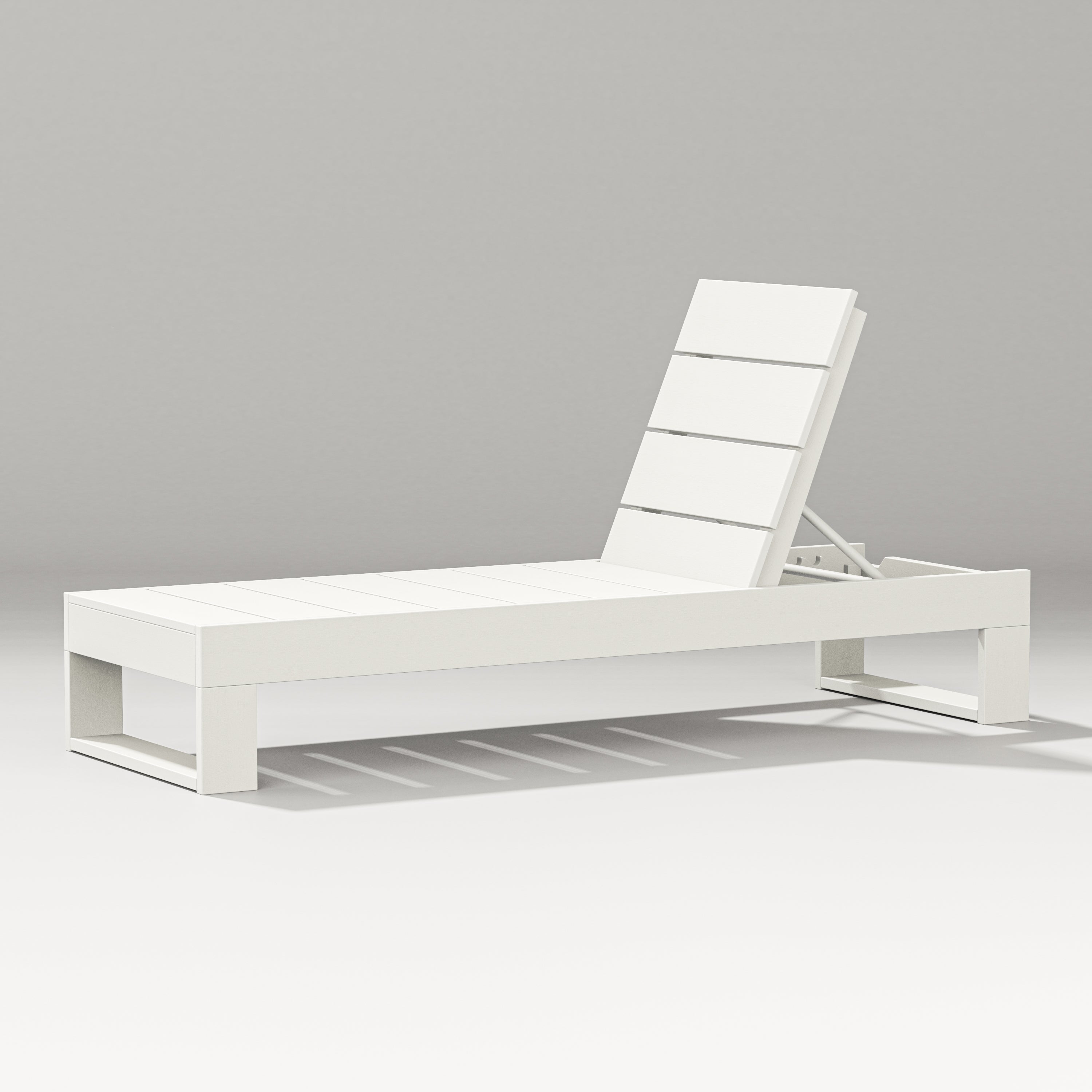 PW Designer Series Latitude Chaise Lounge in Vintage White