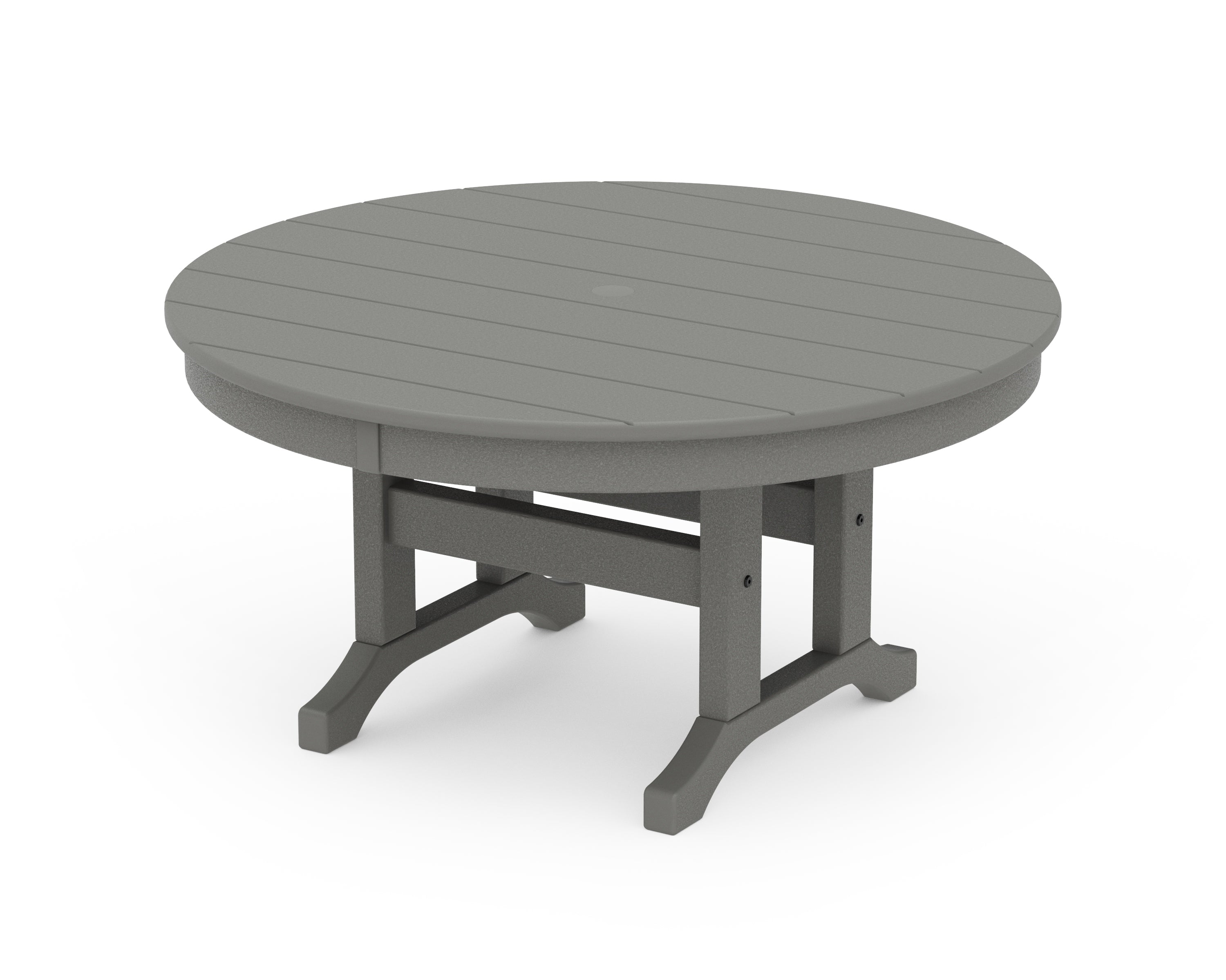 POLYWOOD Round 36" Conversation Table in Slate Grey