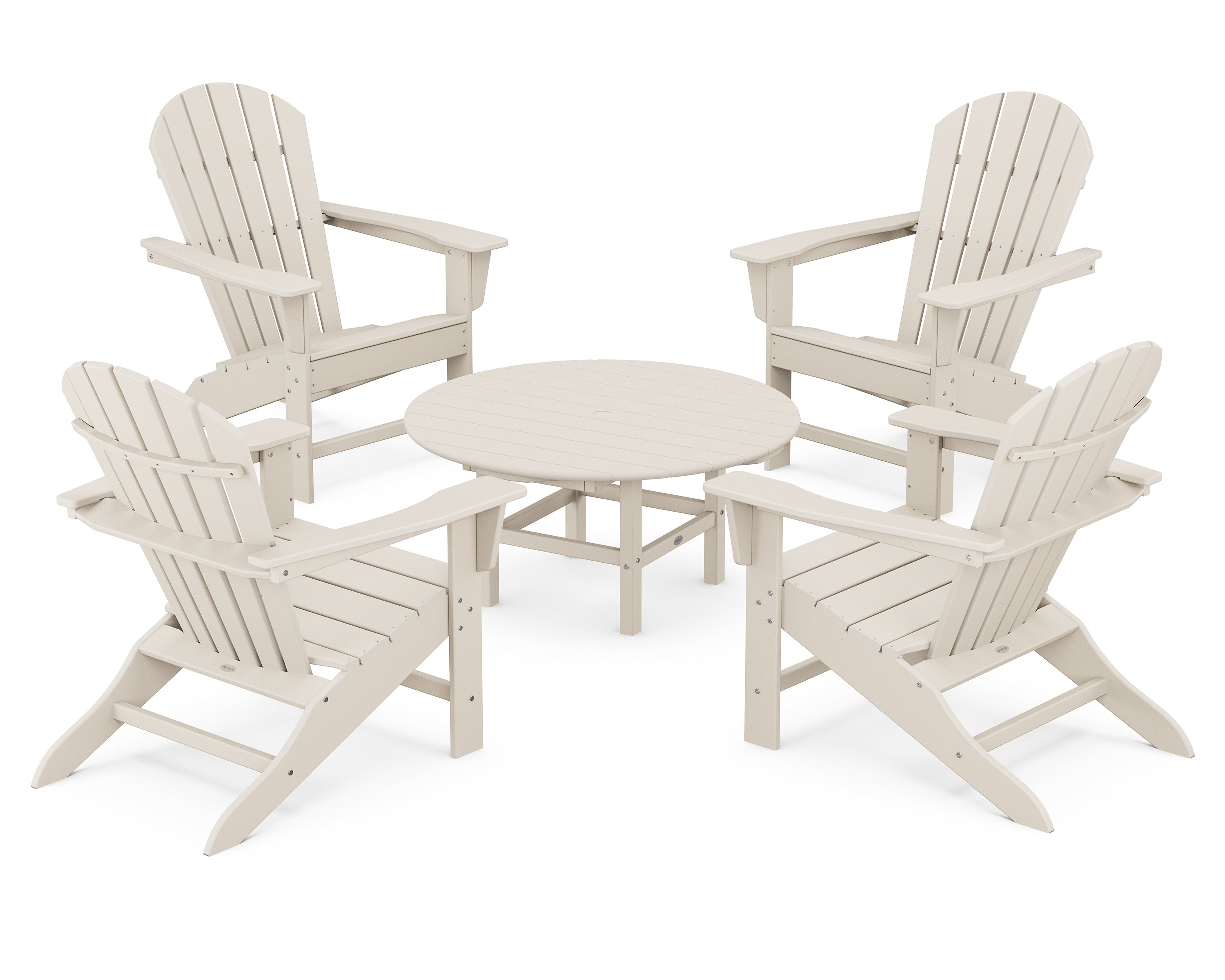 POLYWOOD® South Beach 5-Piece Conversation Group in Sand