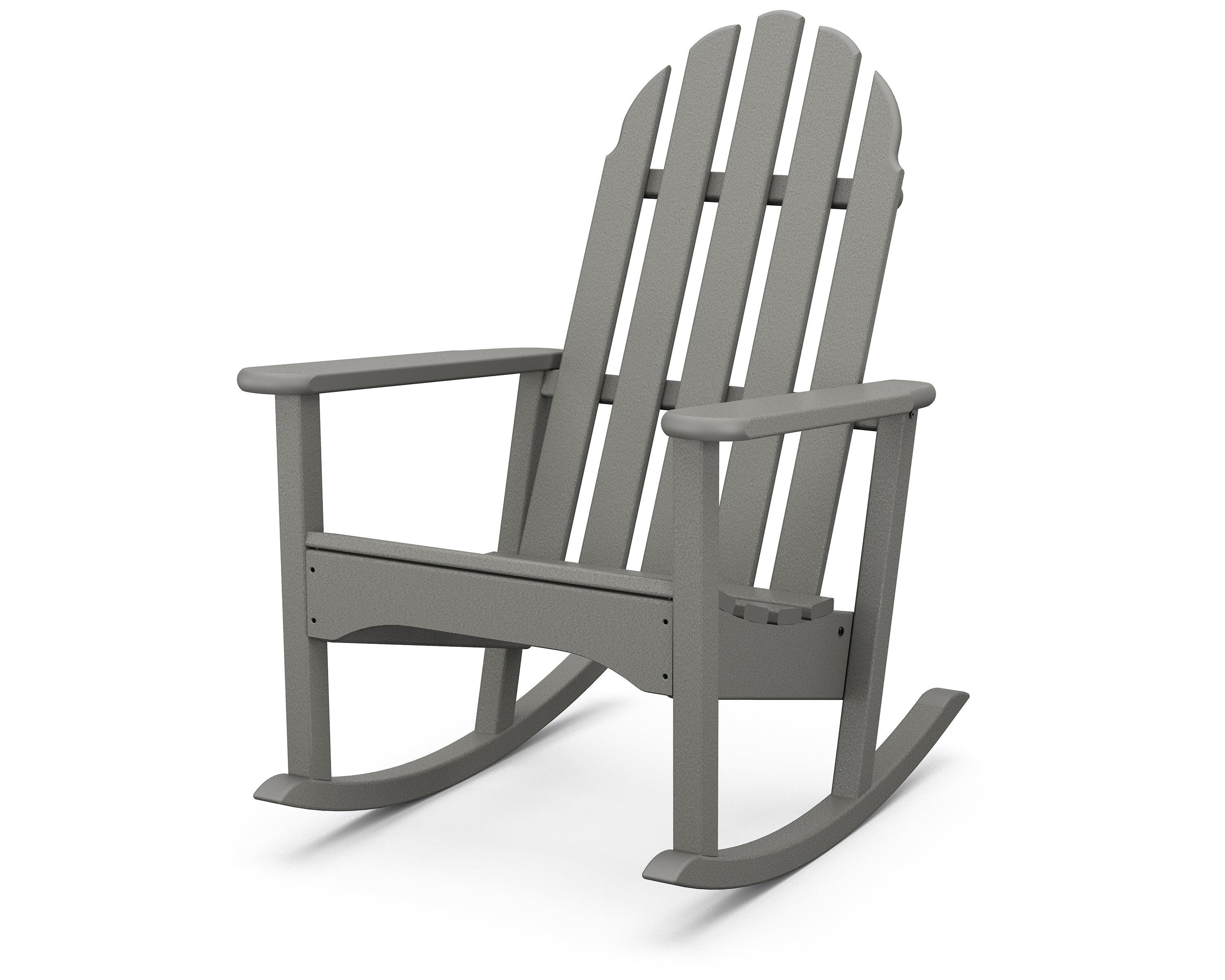 POLYWOOD® Classic Adirondack Rocking Chair in Slate Grey