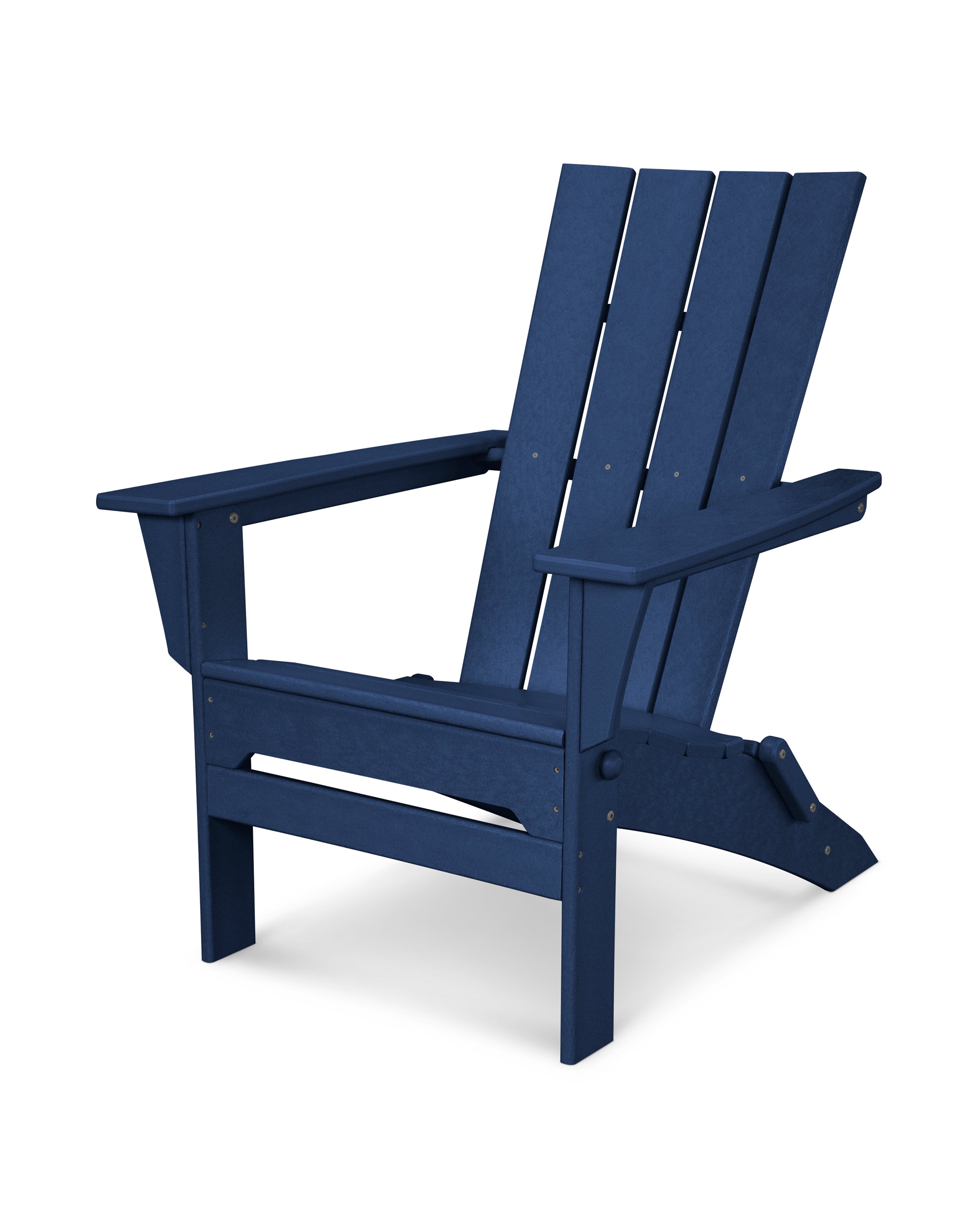 POLYWOOD Quattro Folding Adirondack in Navy