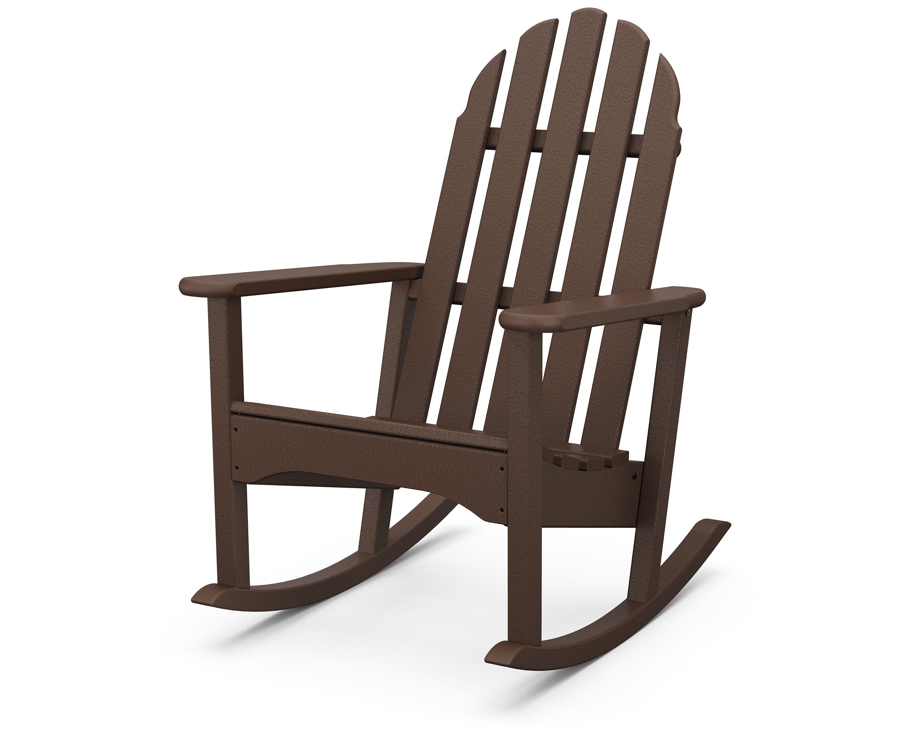 POLYWOOD® Classic Adirondack Rocking Chair in Mahogany