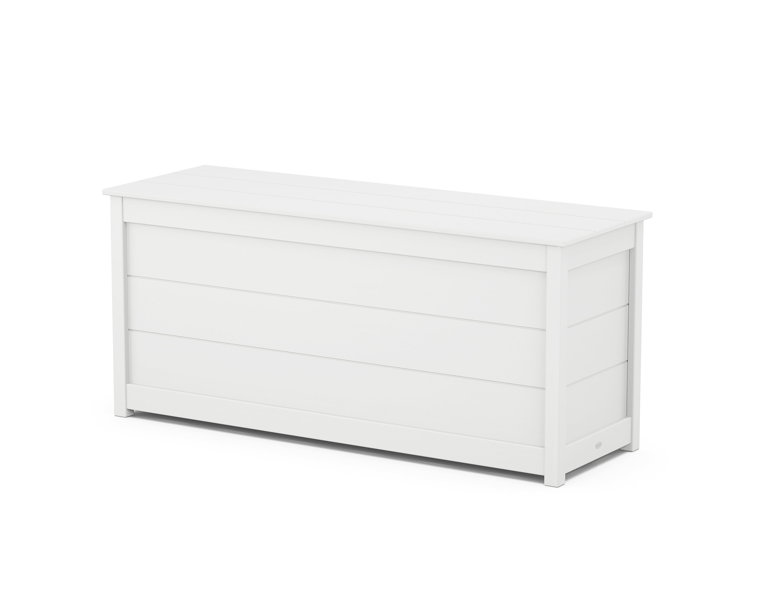 POLYWOOD 68" Console Table with Storage in White