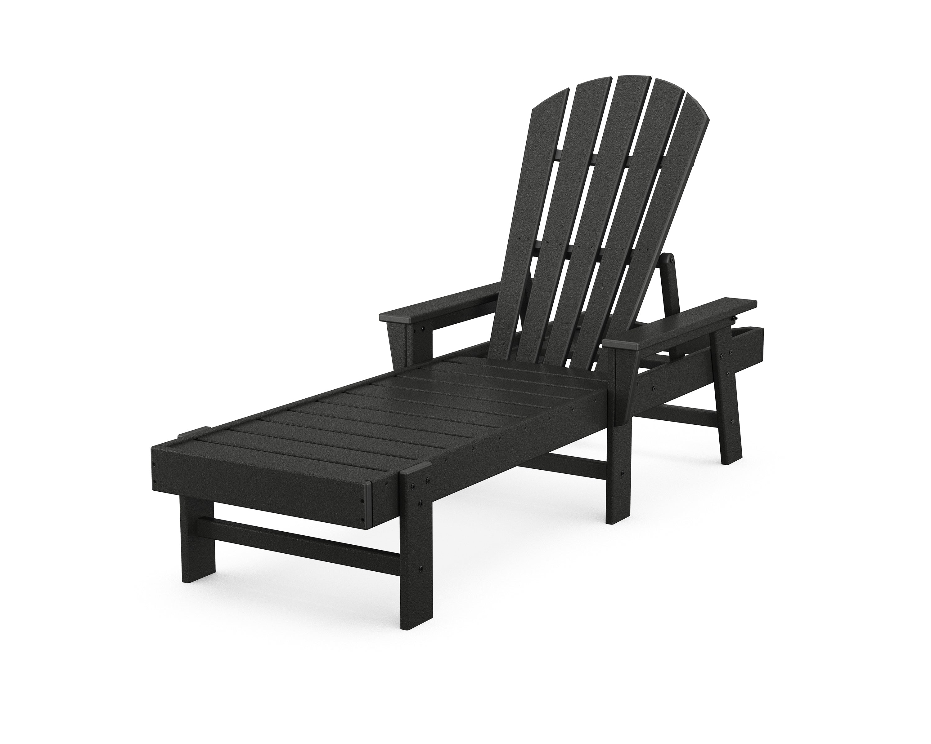 POLYWOOD® South Beach Chaise in Black