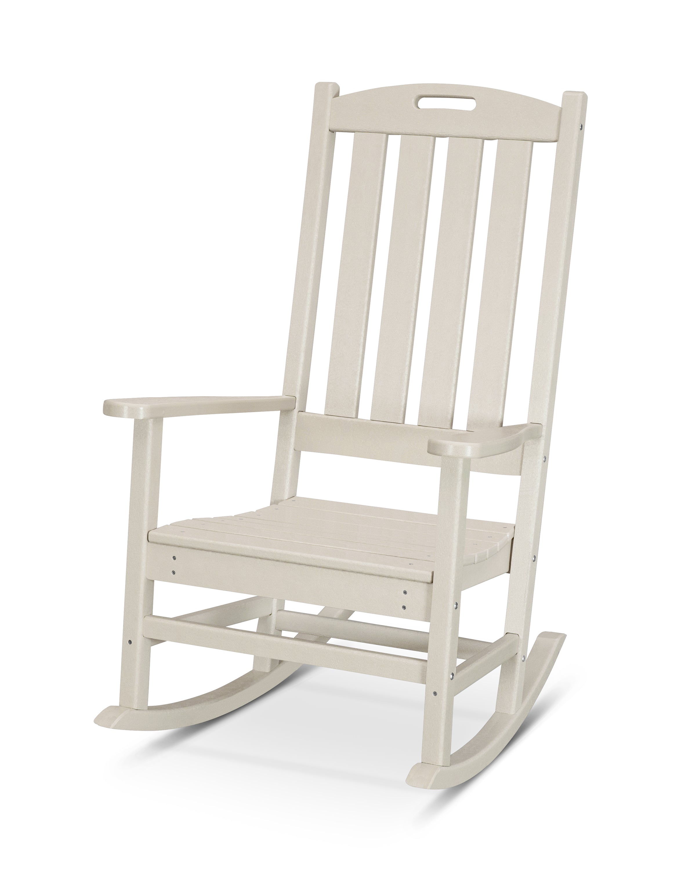 POLYWOOD® Nautical Porch Rocking Chair in Sand