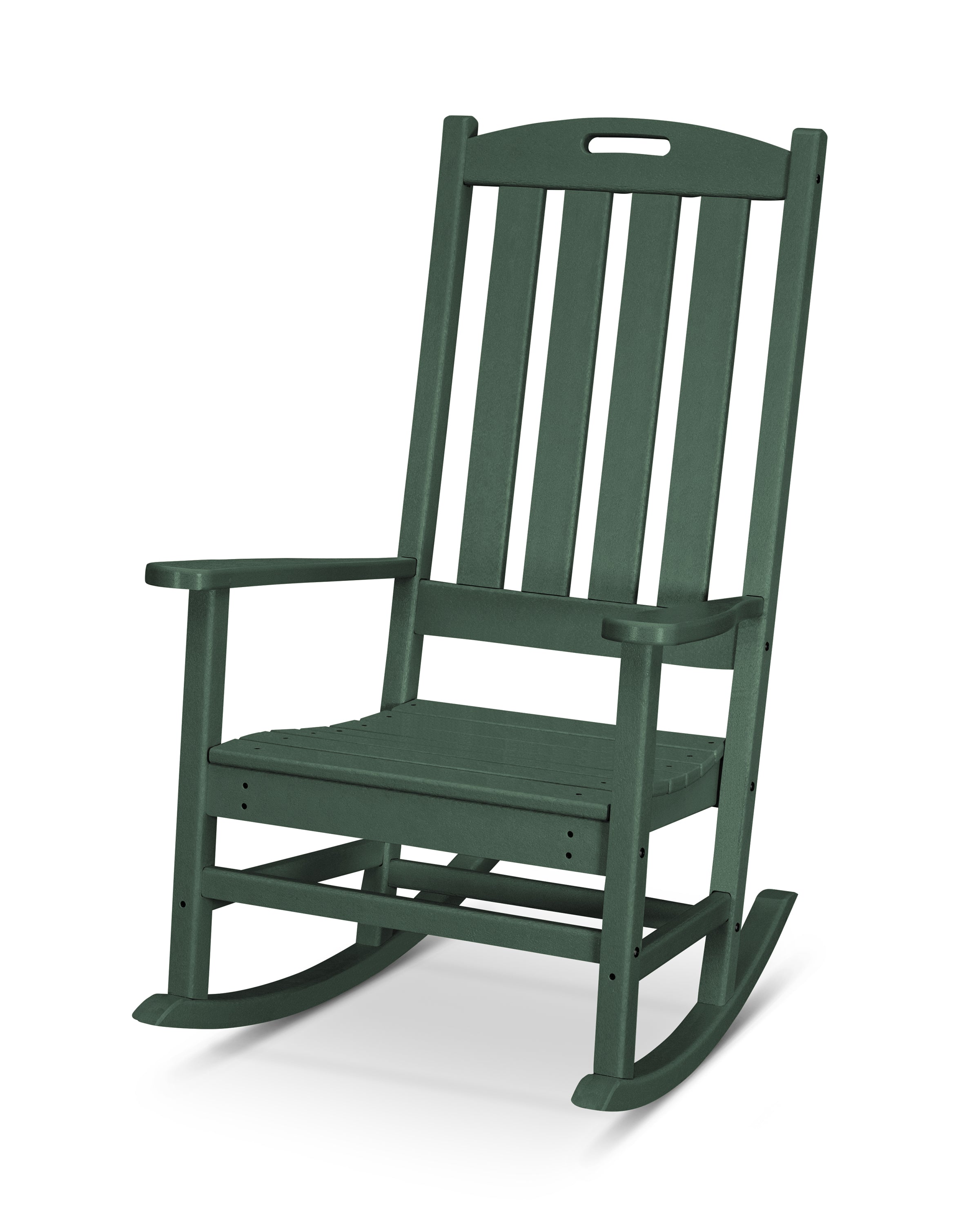 POLYWOOD® Nautical Porch Rocking Chair in Green