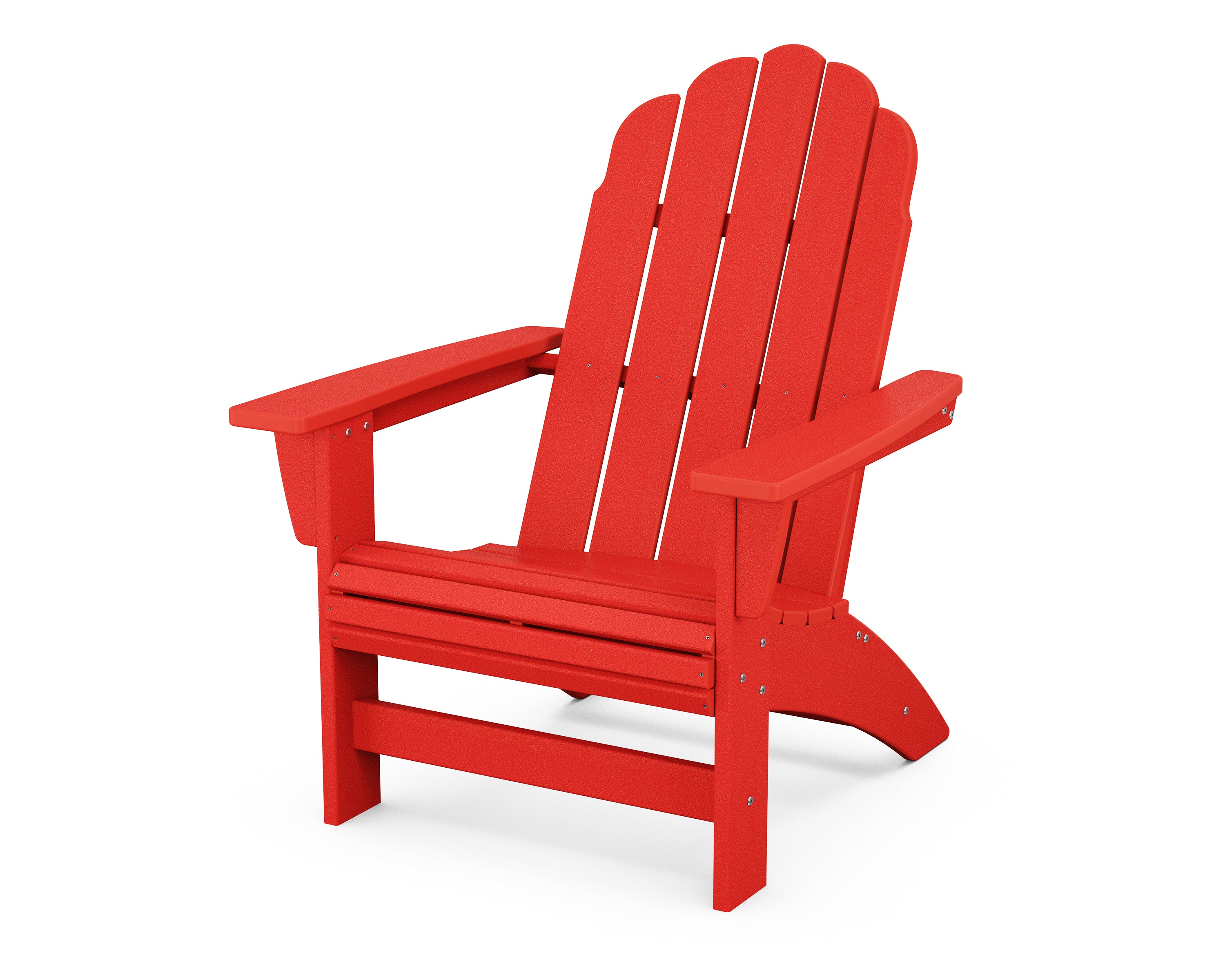 POLYWOOD Vineyard Grand Adirondack Chair in Sunset Red