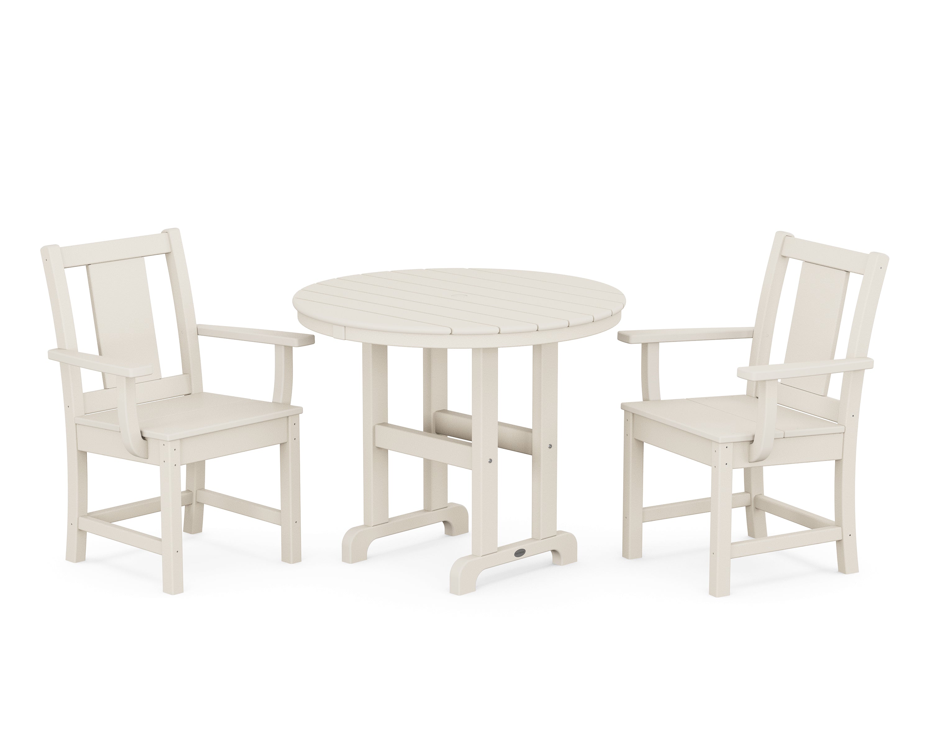 POLYWOOD® Prairie 3-Piece Farmhouse Dining Set in Sand