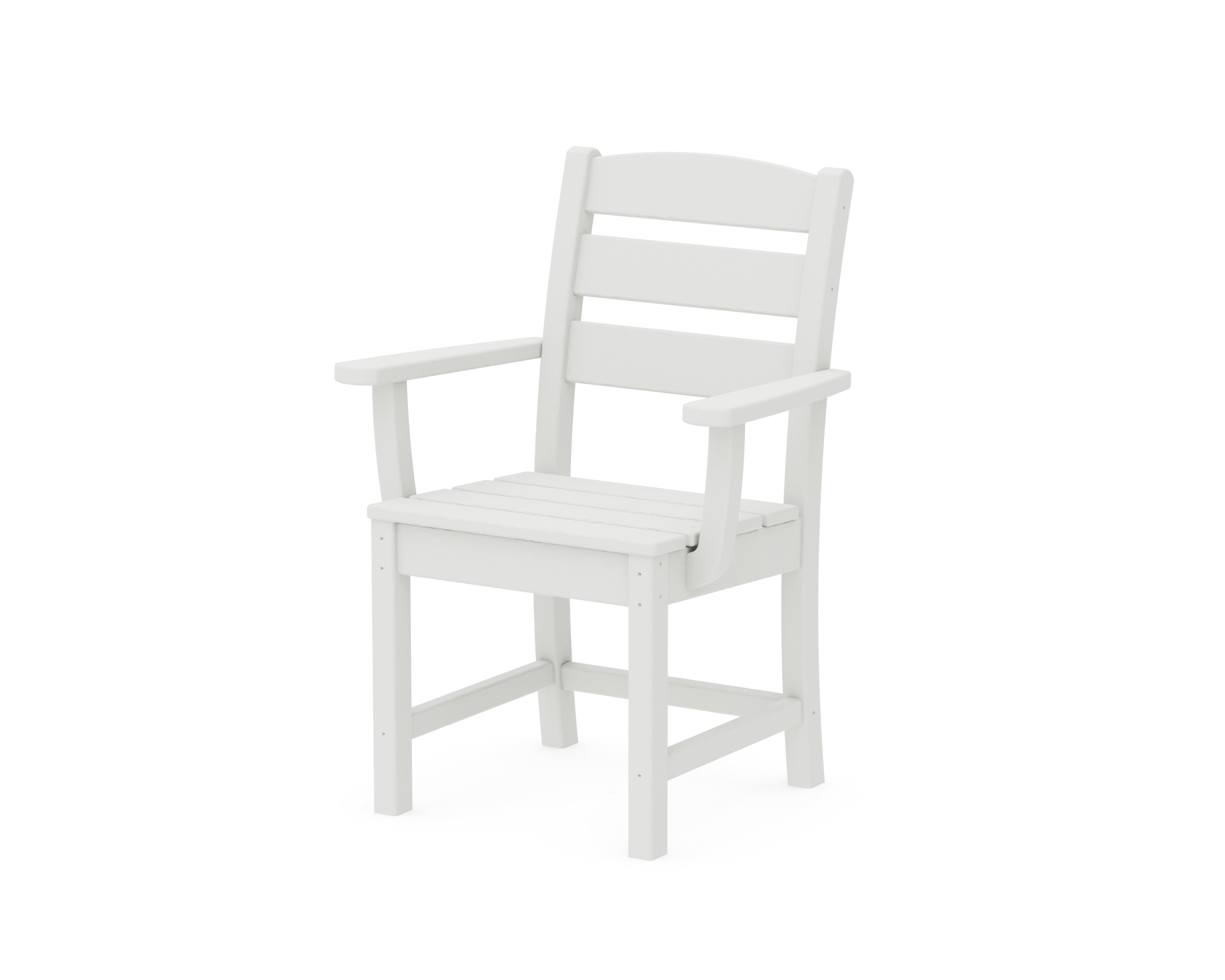 POLYWOOD Lakeside Dining Arm Chair in Vintage White