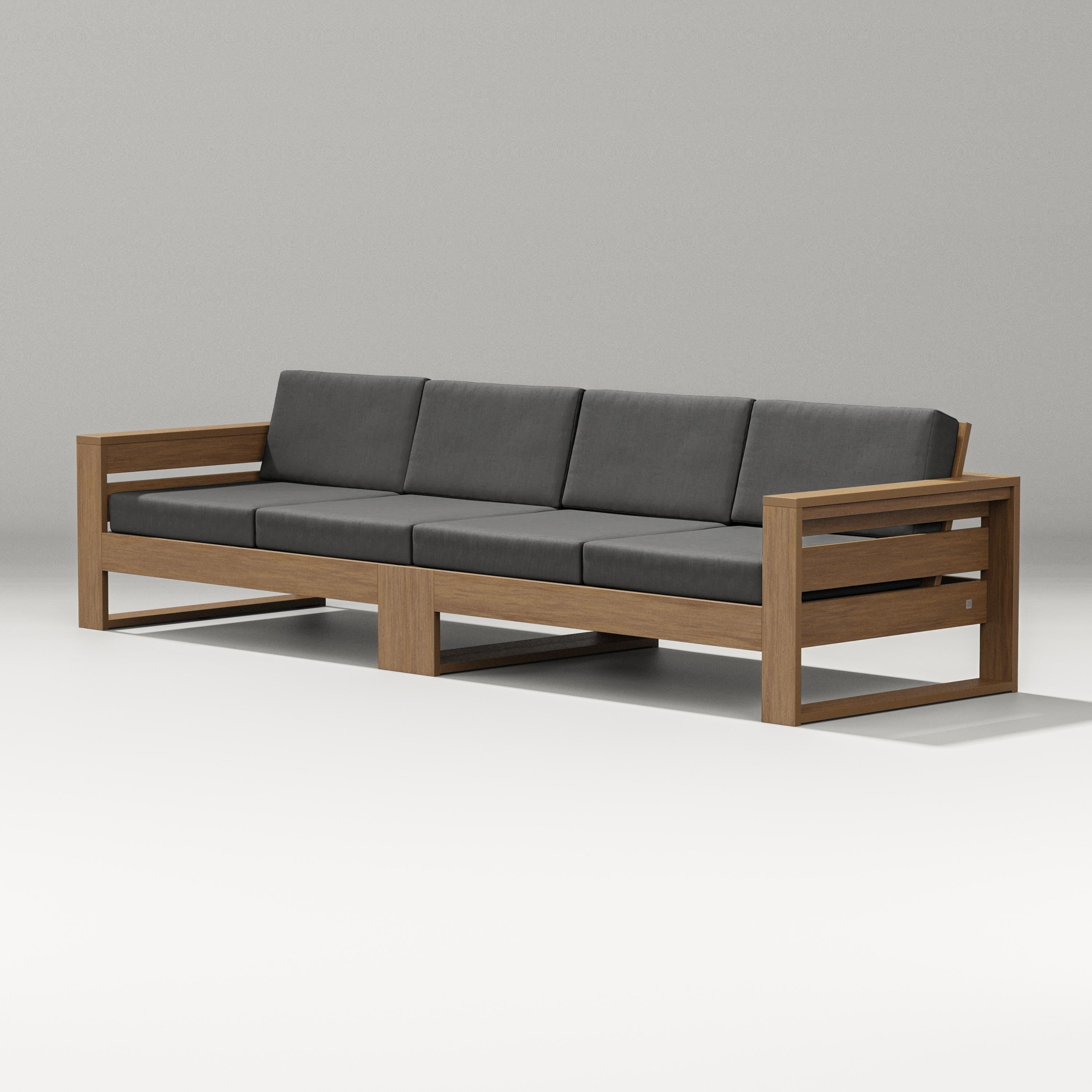 PW Designer Series Latitude Straight Sectional in Natural / Spectrum Carbon