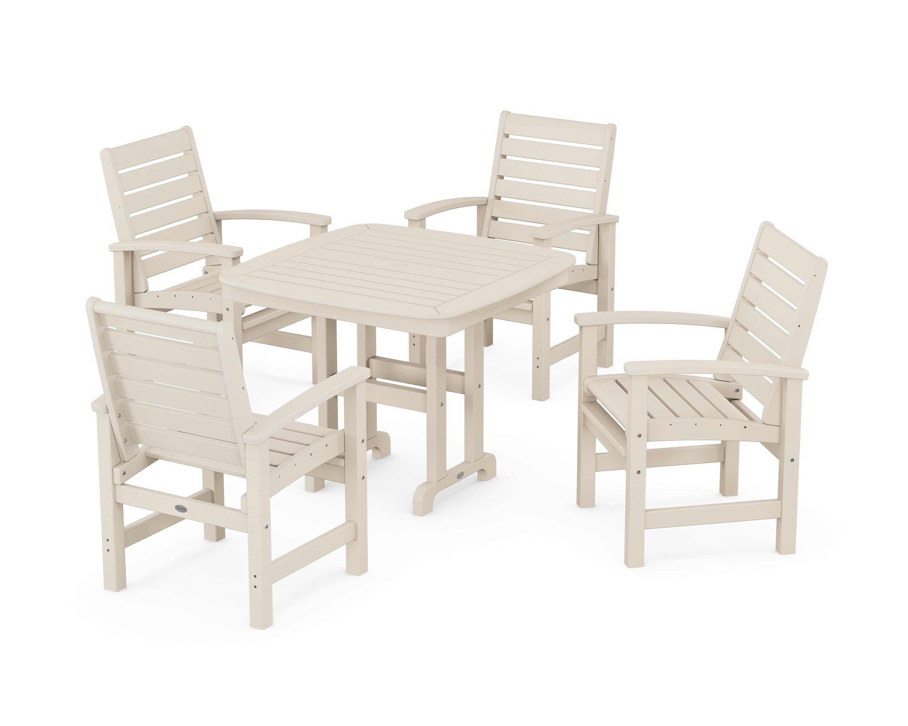 POLYWOOD® Signature 5-Piece Dining Set in Sand