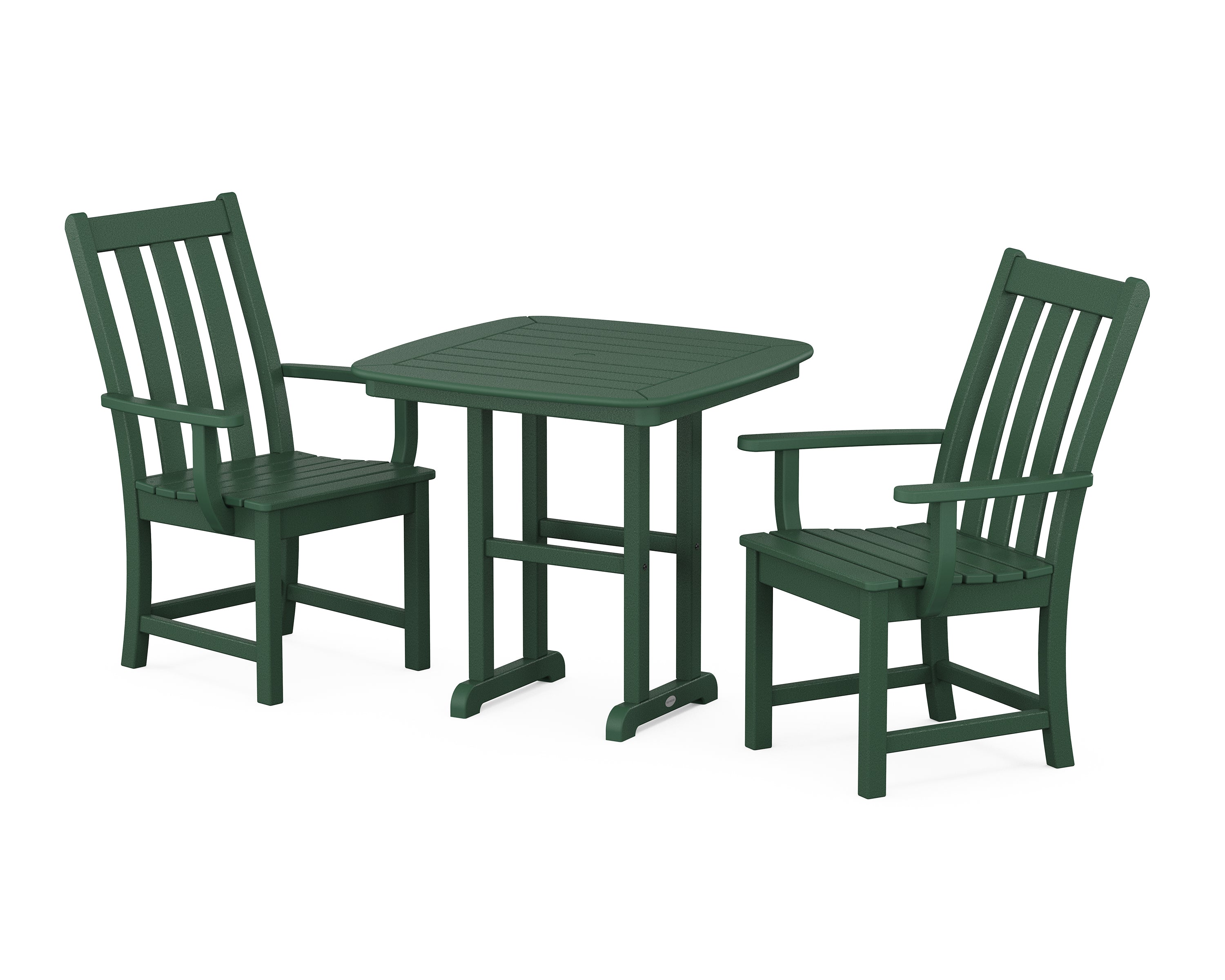 POLYWOOD® Vineyard 3-Piece Dining Set in Green