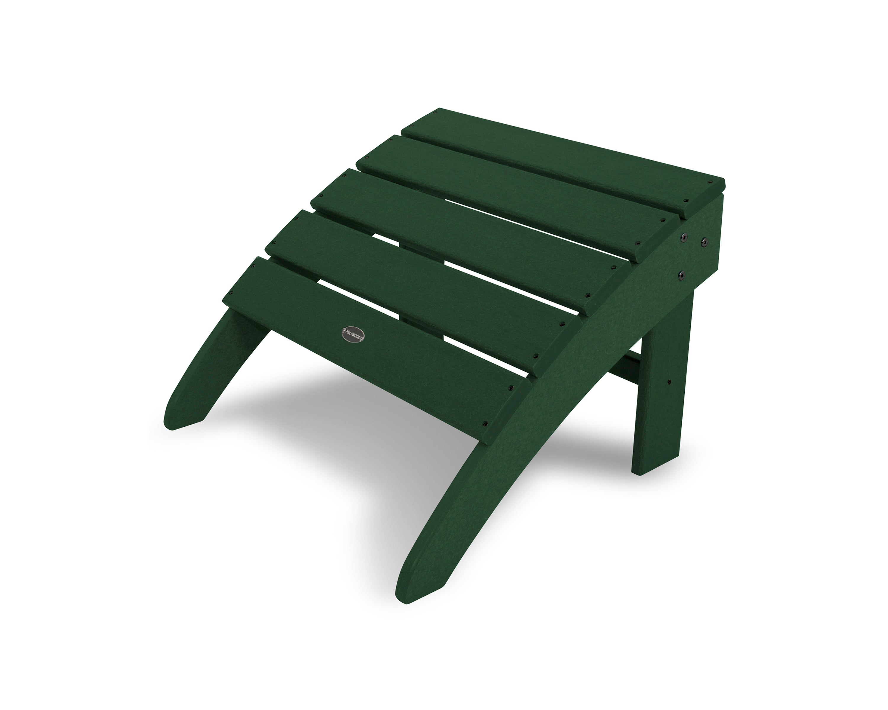 POLYWOOD South Beach Adirondack Ottoman in Green
