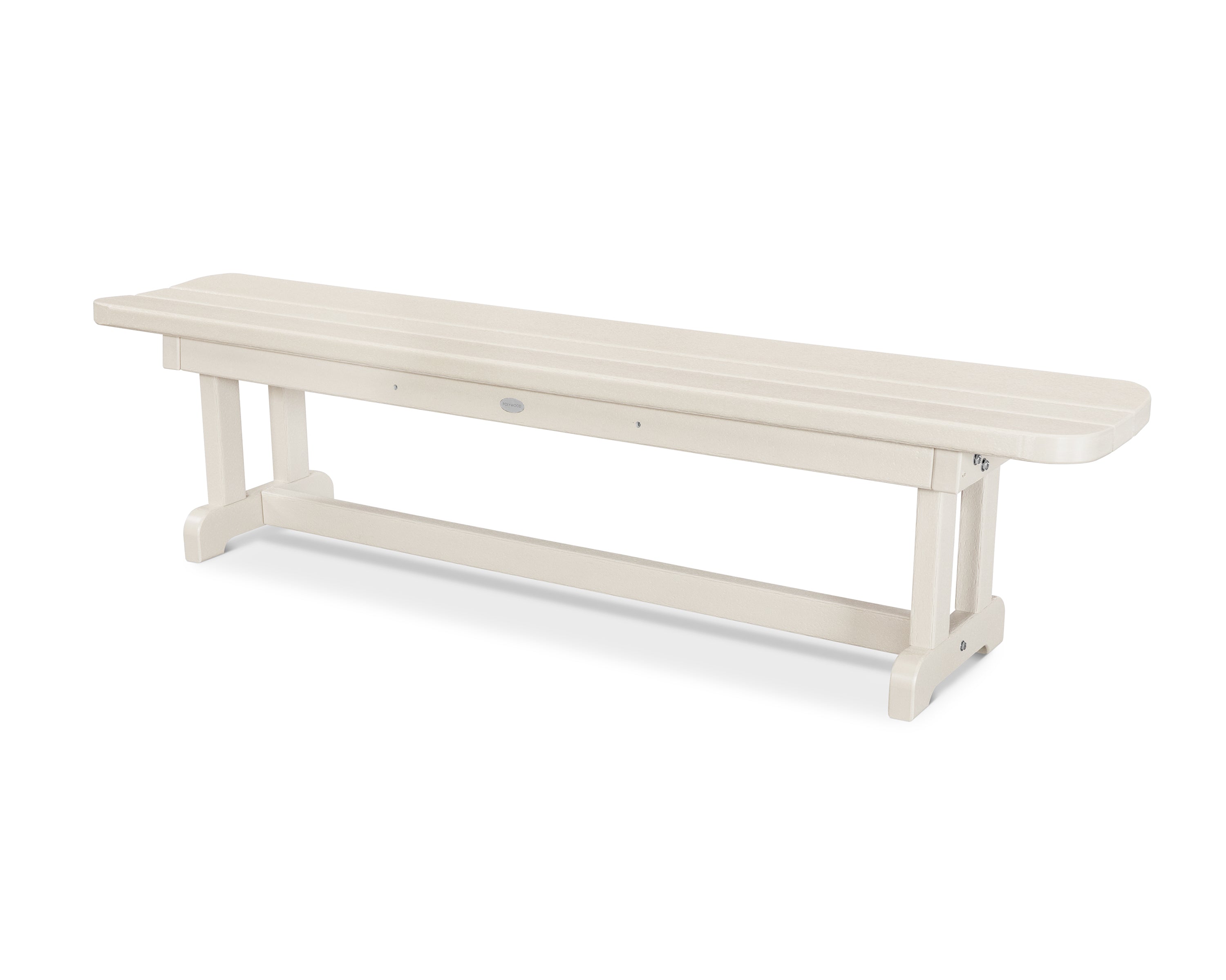 POLYWOOD® Park 72" Harvester Backless Bench in Sand