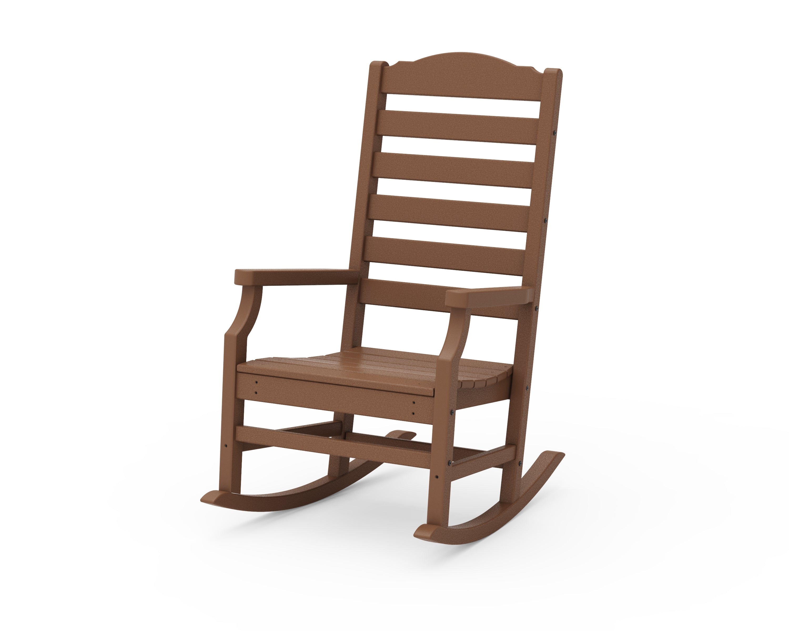 POLYWOOD Savannah Rocking Chair in Teak