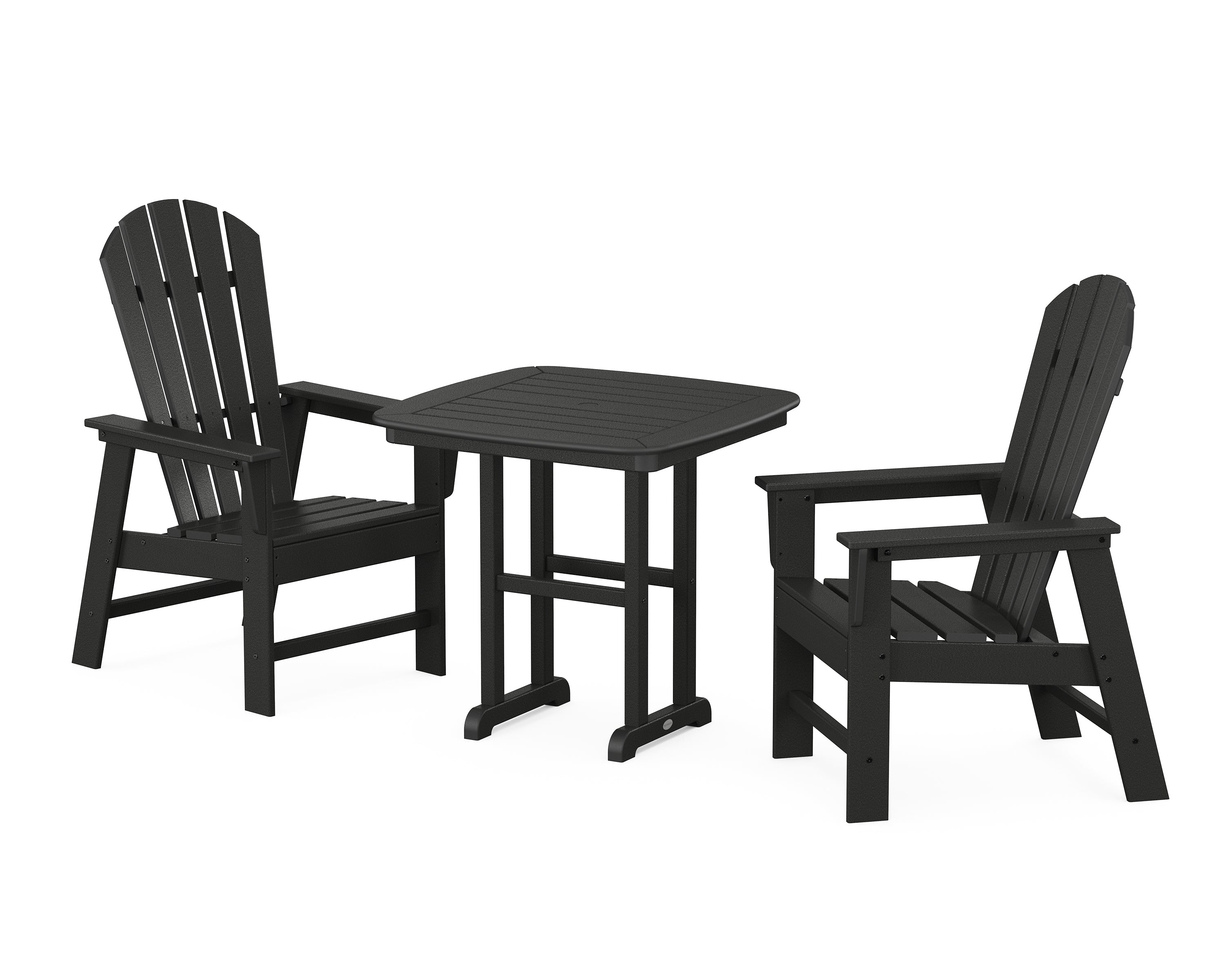 POLYWOOD® South Beach 3-Piece Dining Set in Black