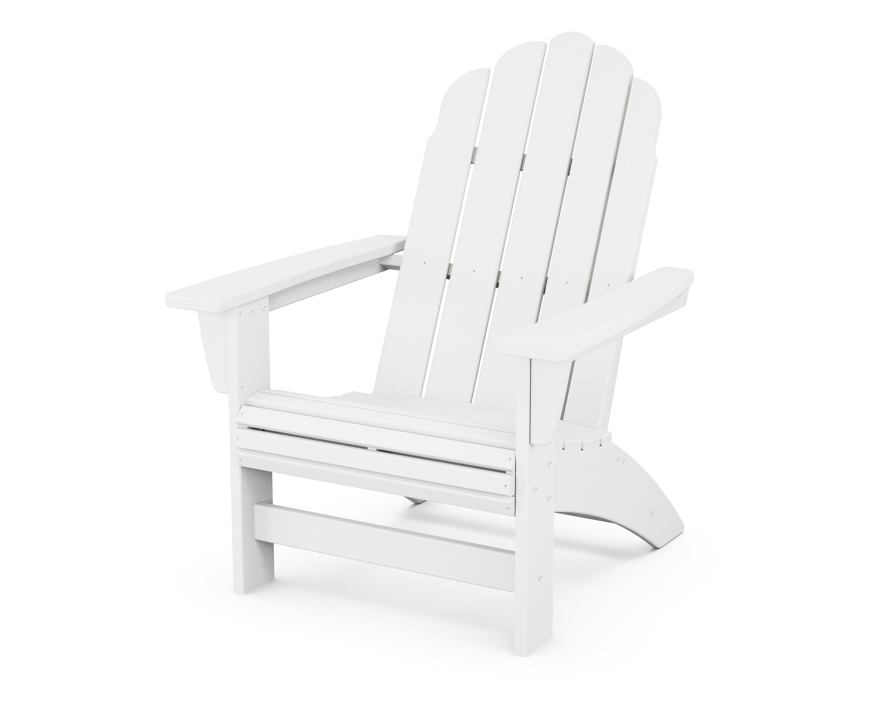 POLYWOOD Vineyard Grand Adirondack Chair in White