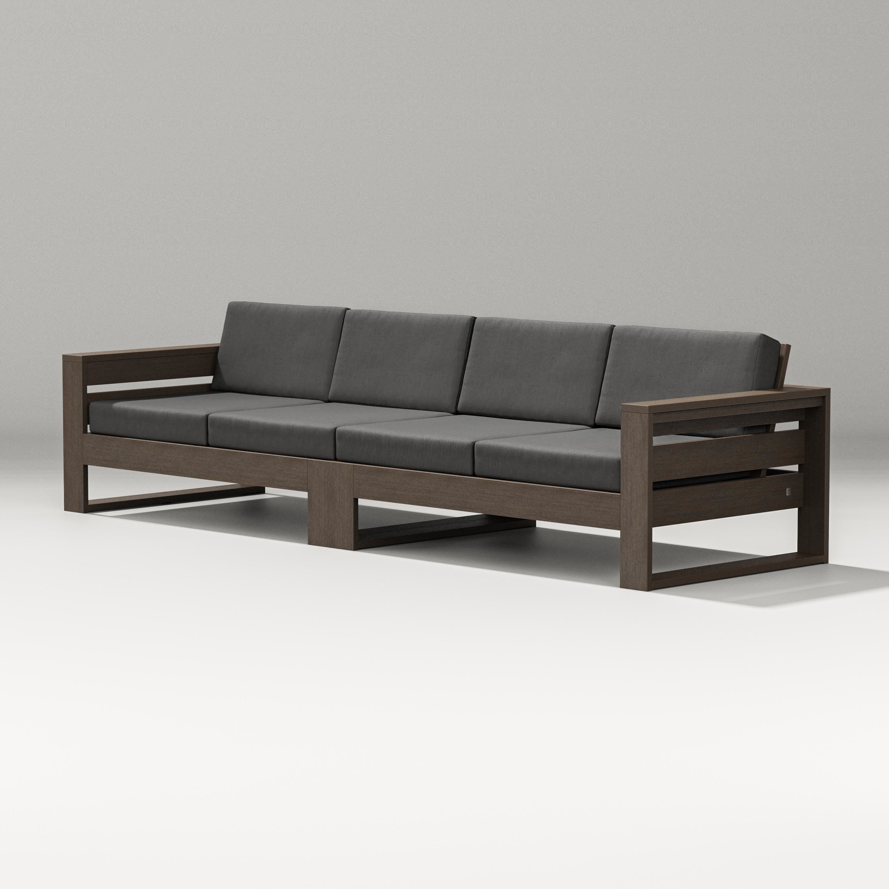 PW Designer Series Latitude Straight Sectional in Kona / Spectrum Carbon
