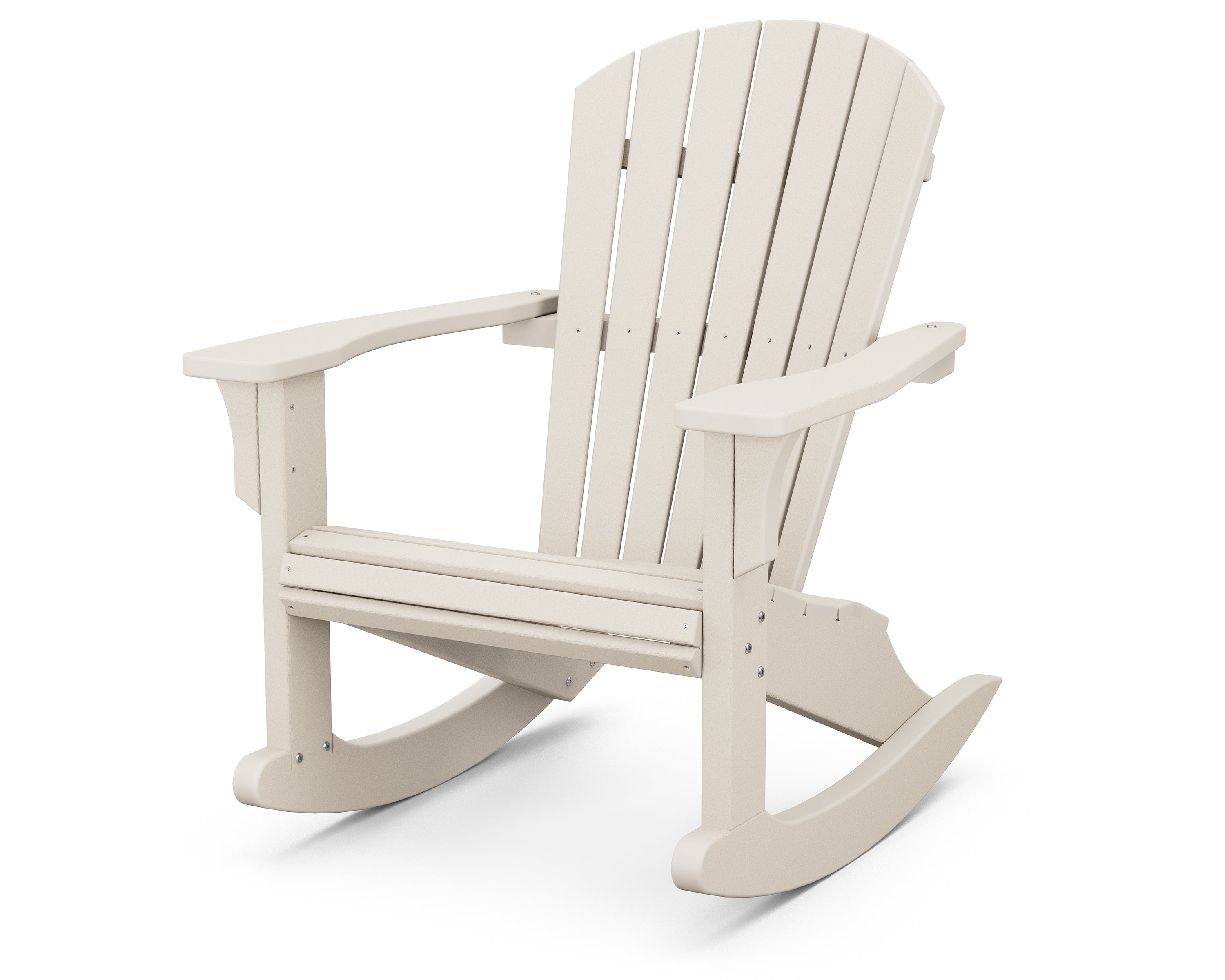 POLYWOOD® Seashell Rocking Chair in Sand